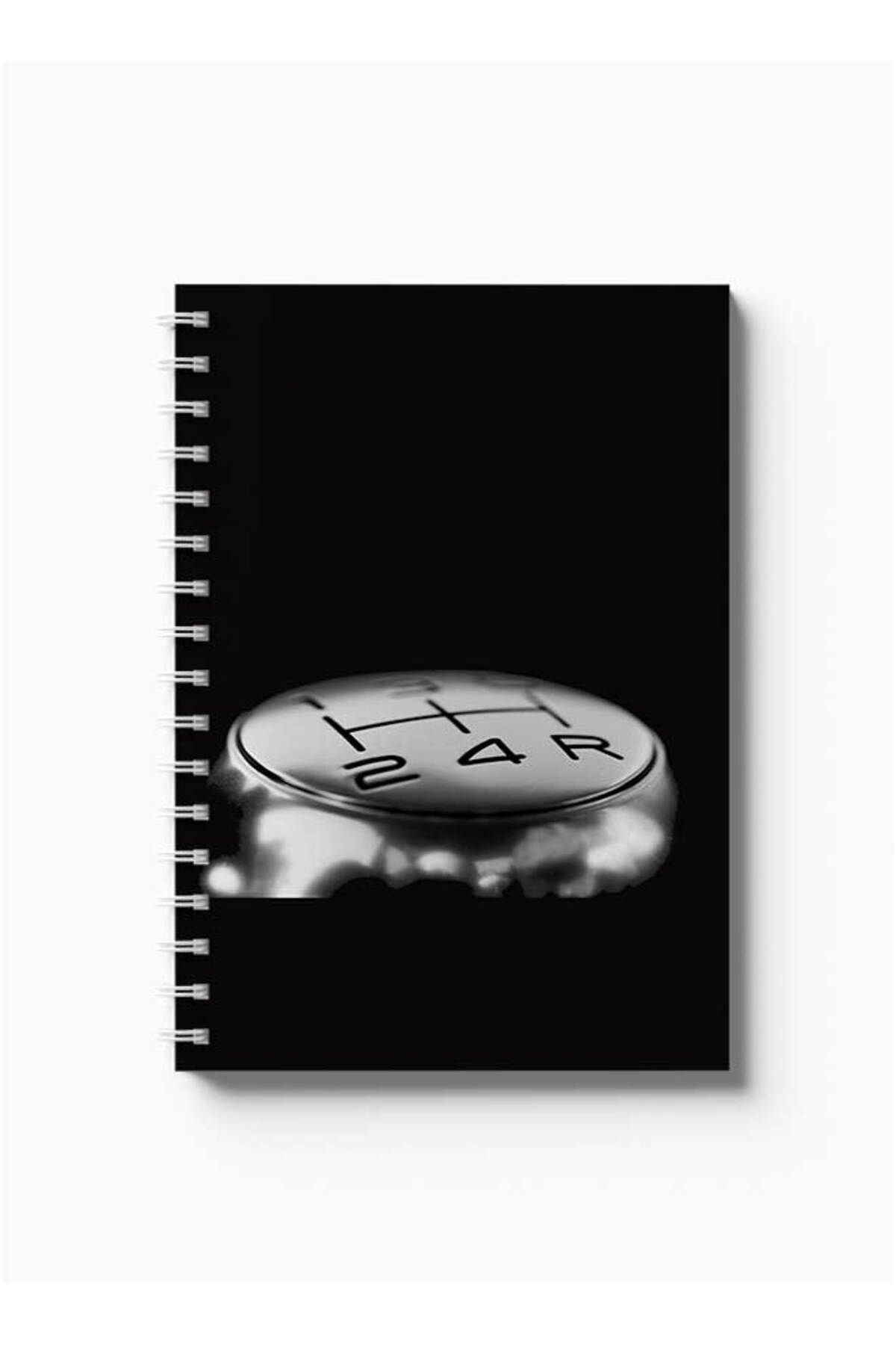 LOWHA-Spiral Notebook with Front and Back Hard Covers Featuring 24 R Design 5