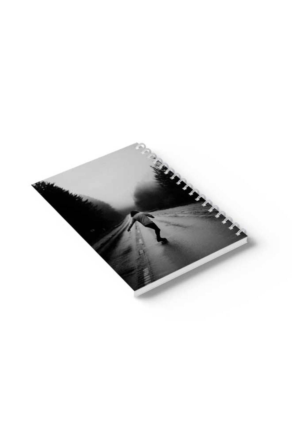 LOWHA-Spiral Notebook with Front and Back Hard Covers Featuring Dancing in the Street Design 6
