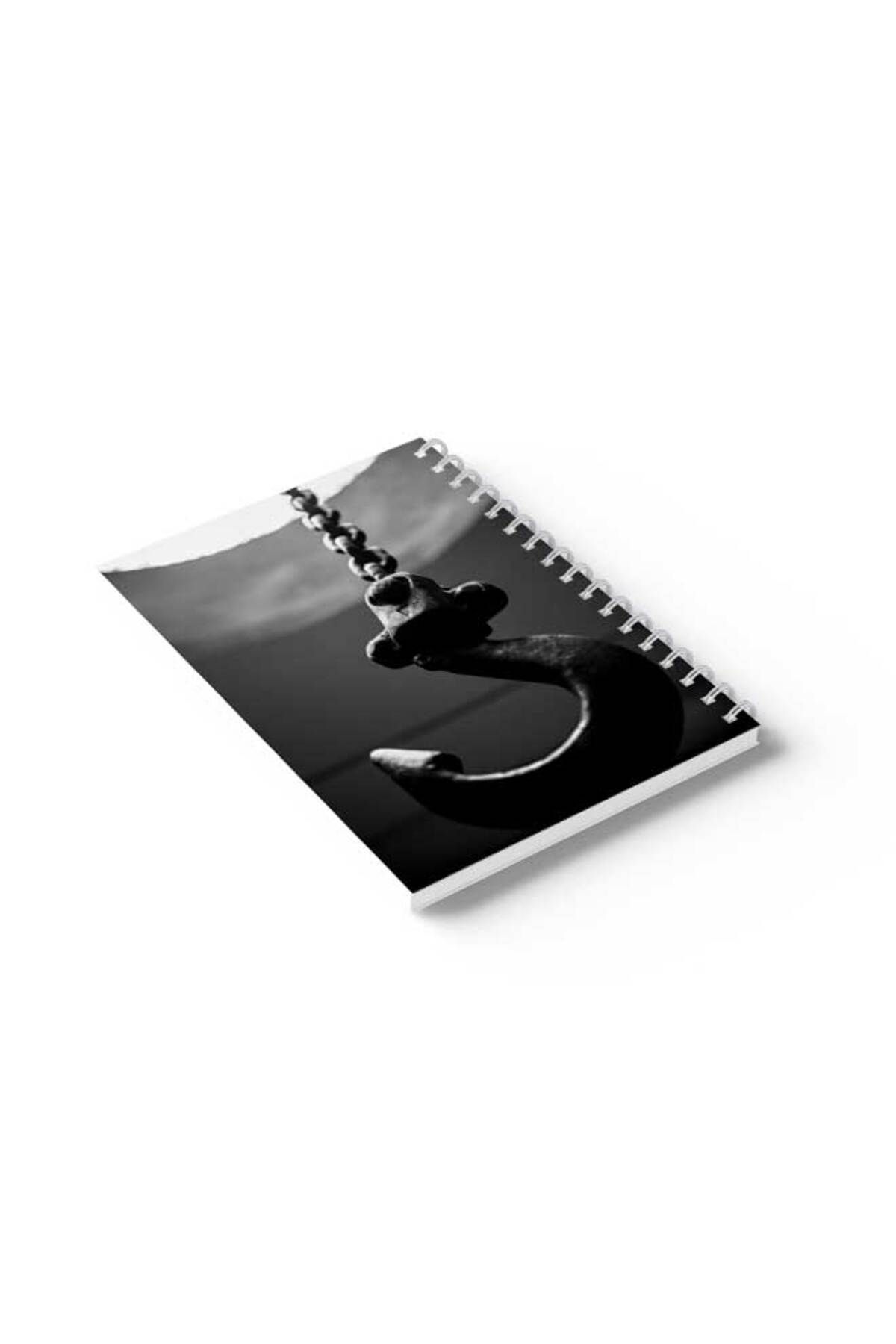 LOWHA-Spiral Notebook with Front and Back Hard Covers Featuring Hook Design 6