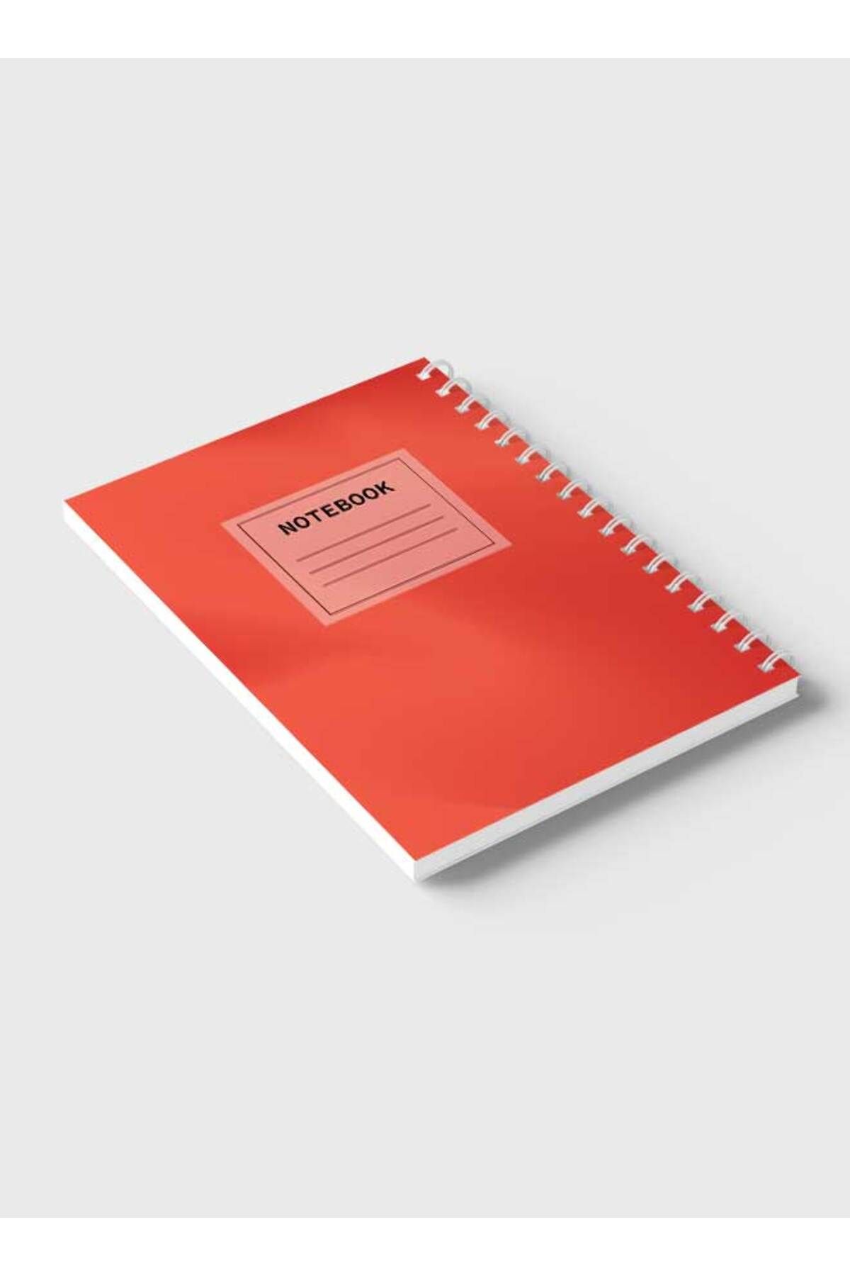 LOWHA-Spiral Notebook with Front and Back Hard Covers Featuring Minimalist Gradient Design 6