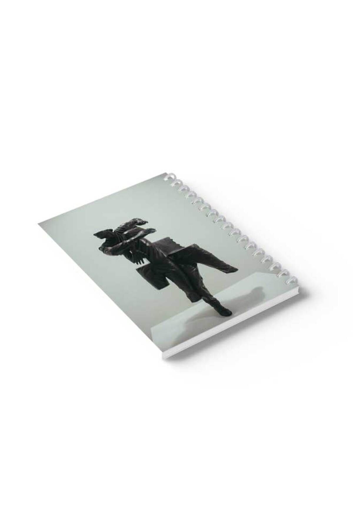 LOWHA-Spiral Notebook with Front and Back Hard Covers Featuring Parted Design 6