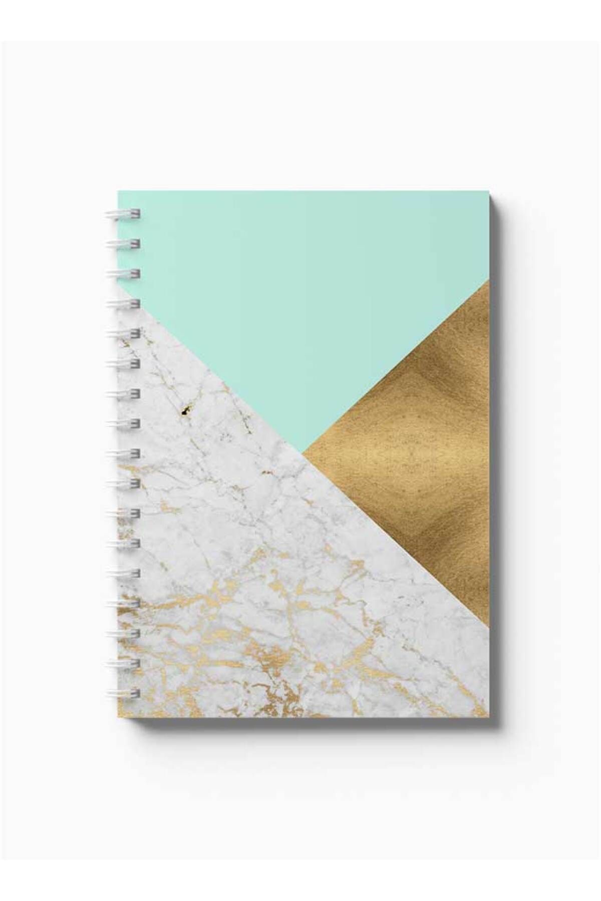 LOWHA-Spiral Notebook with Front and Back Hard Covers Featuring Colourful Design 5