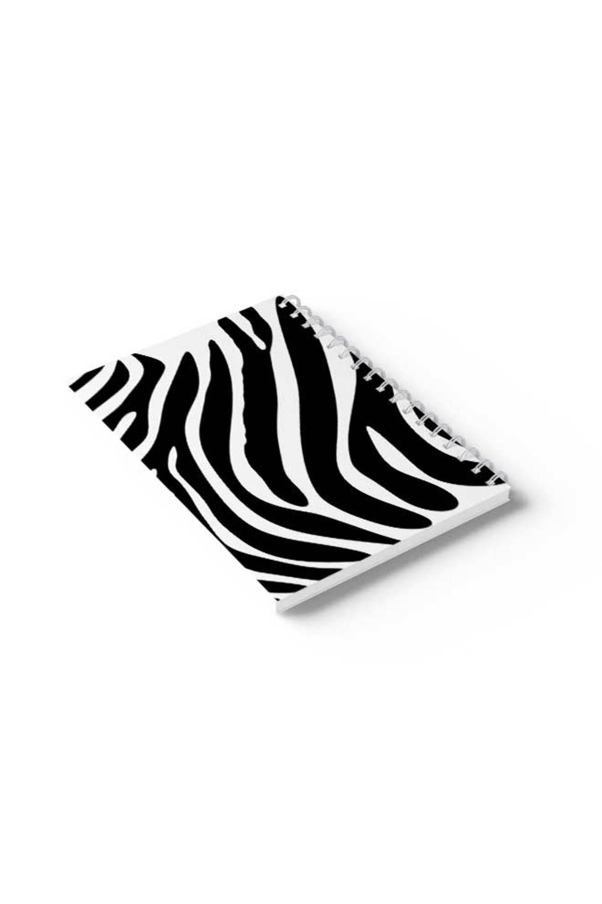 LOWHA-Spiral Notebook with Front and Back Hard Covers Featuring Black And White Design 6