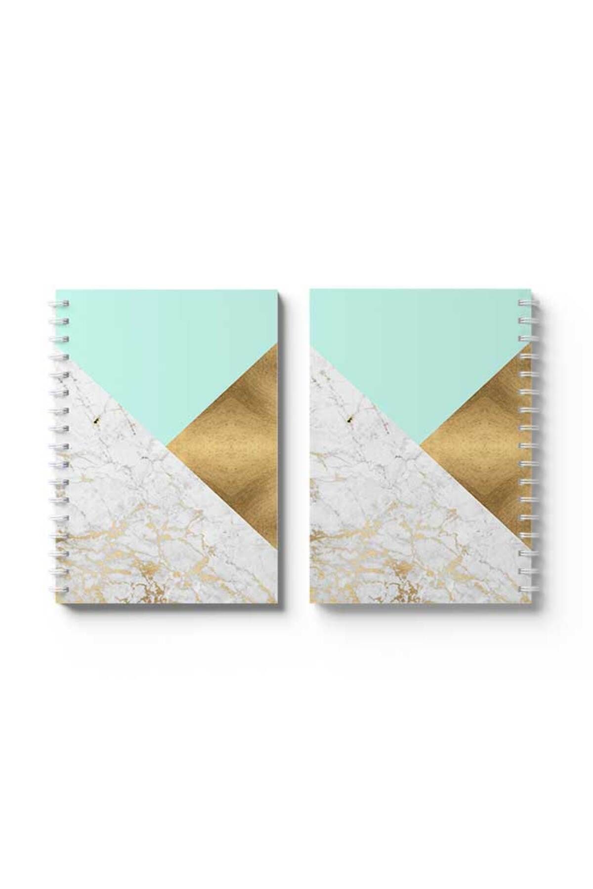 LOWHA-Spiral Notebook with Front and Back Hard Covers Featuring Colourful Design 4