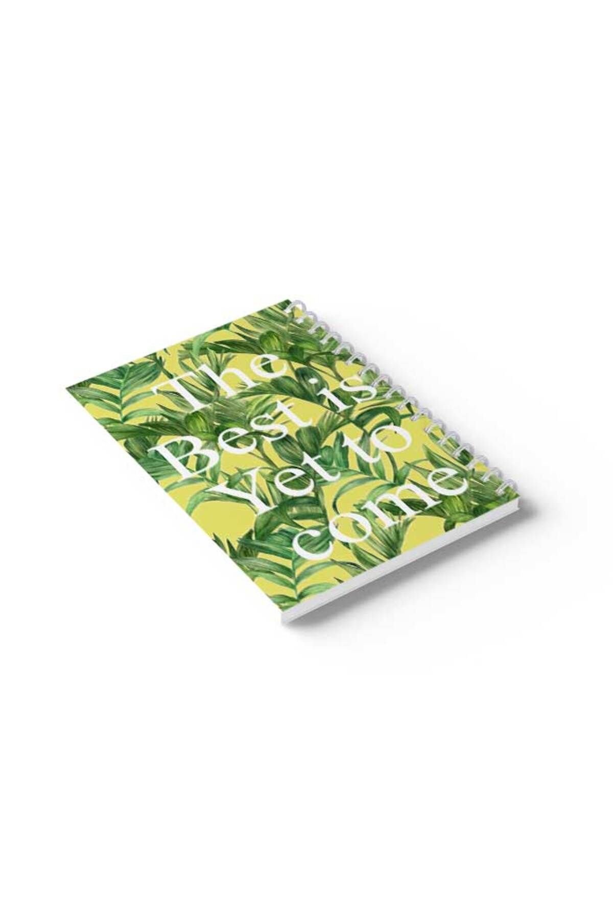 LOWHA-Spiral Notebook with Front and Back Hard Covers Featuring the Best Is Yet to Come Design 6