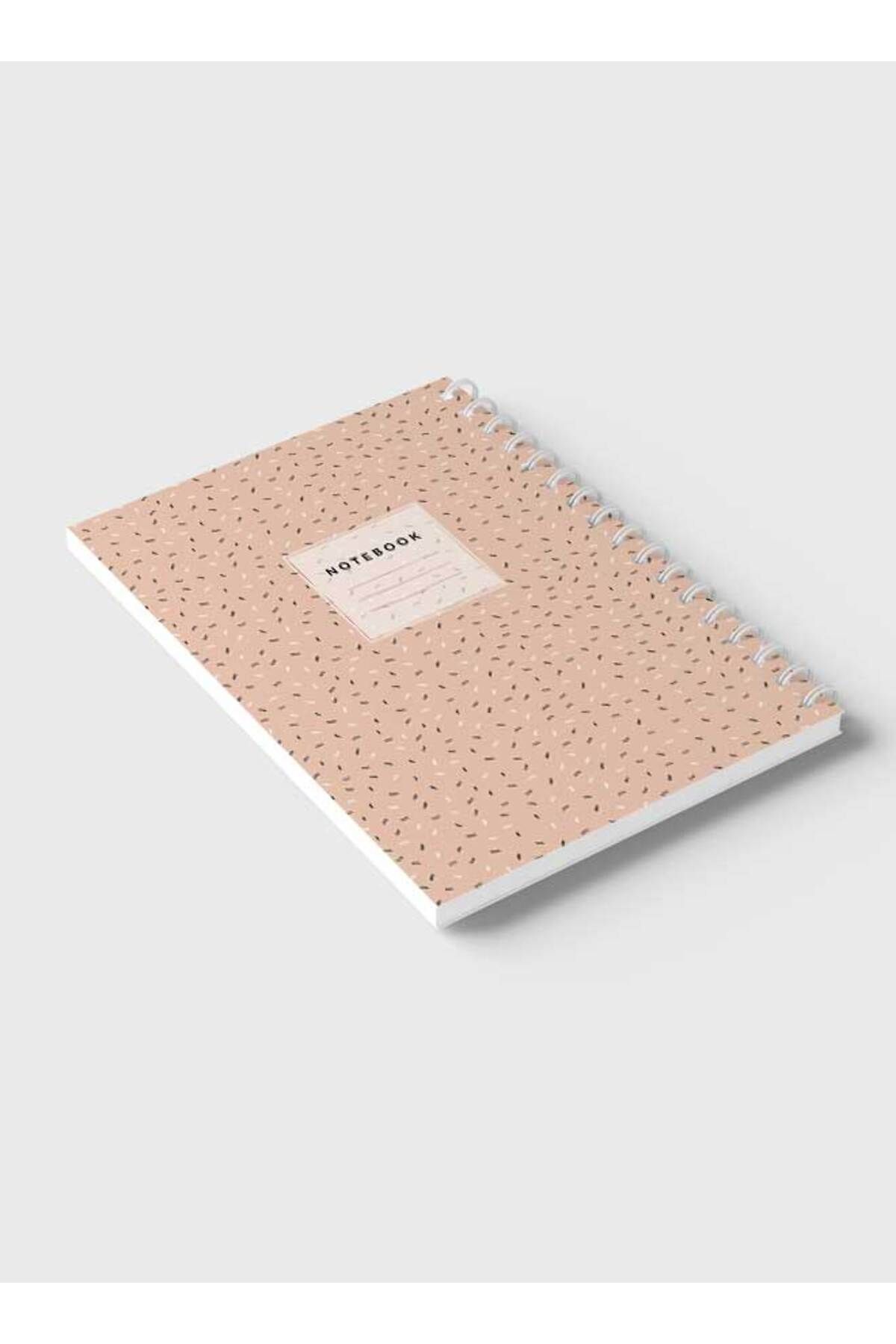 LOWHA-Spiral Notebook with Front and Back Hard Covers Featuring Cool Seamless Abstract Design 6