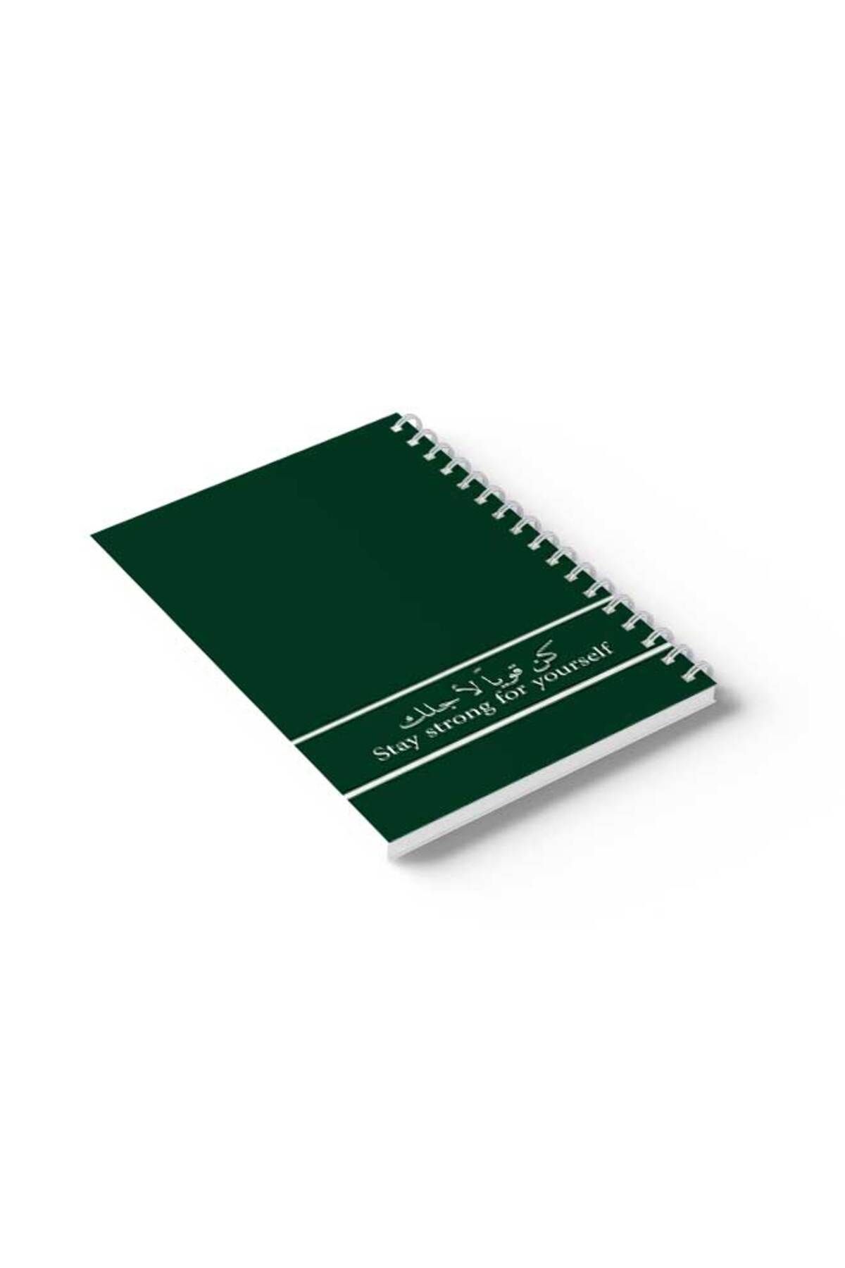 LOWHA-Spiral Notebook with Front and Back Hard Covers Featuring Stay Strong for Your Self Design 6