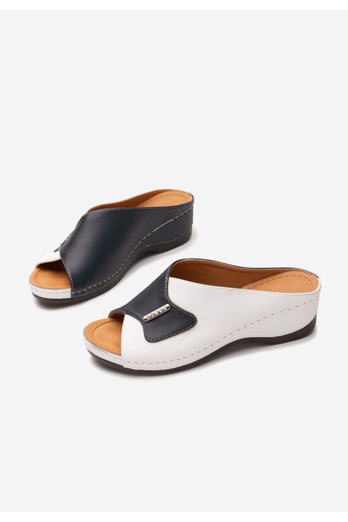 B T Shoes-Slippers with orthopedic sole Patisia navy 4