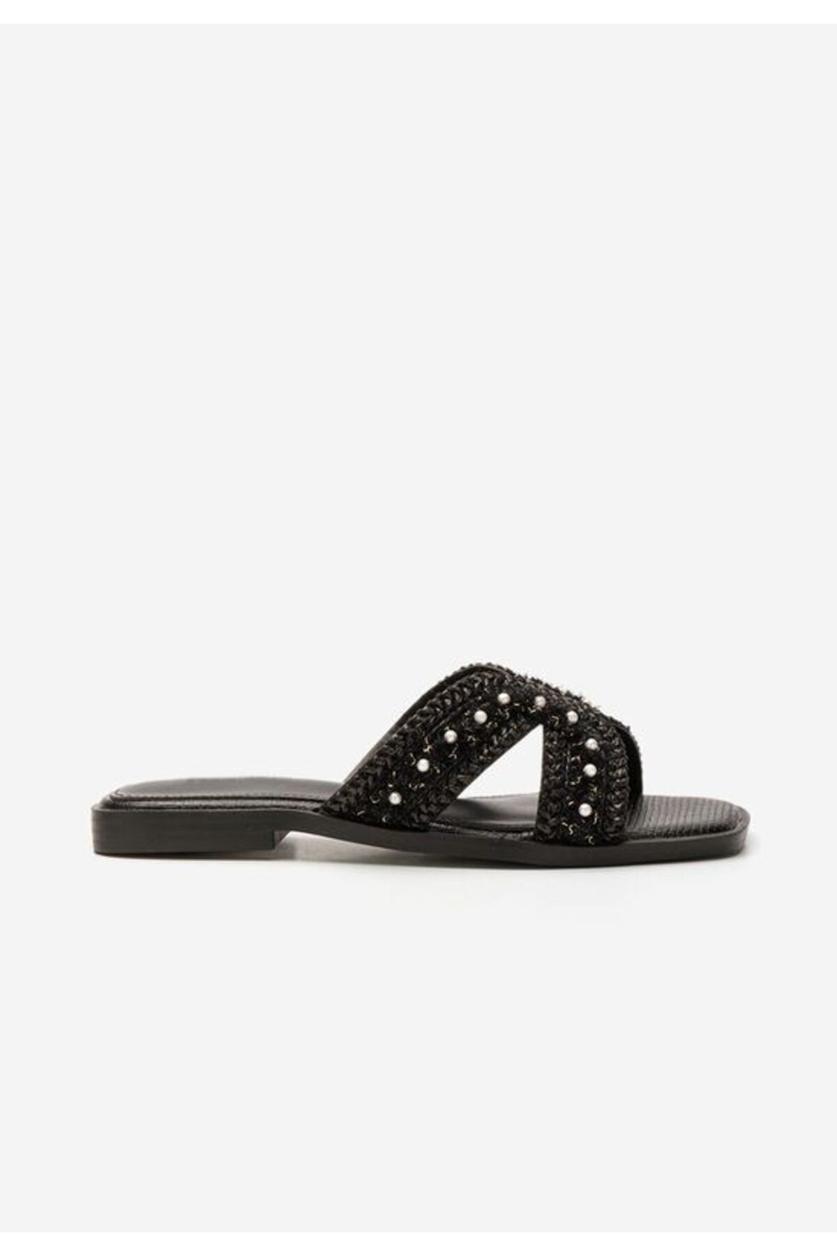 B T Shoes-Ingryd black flat slippers 3