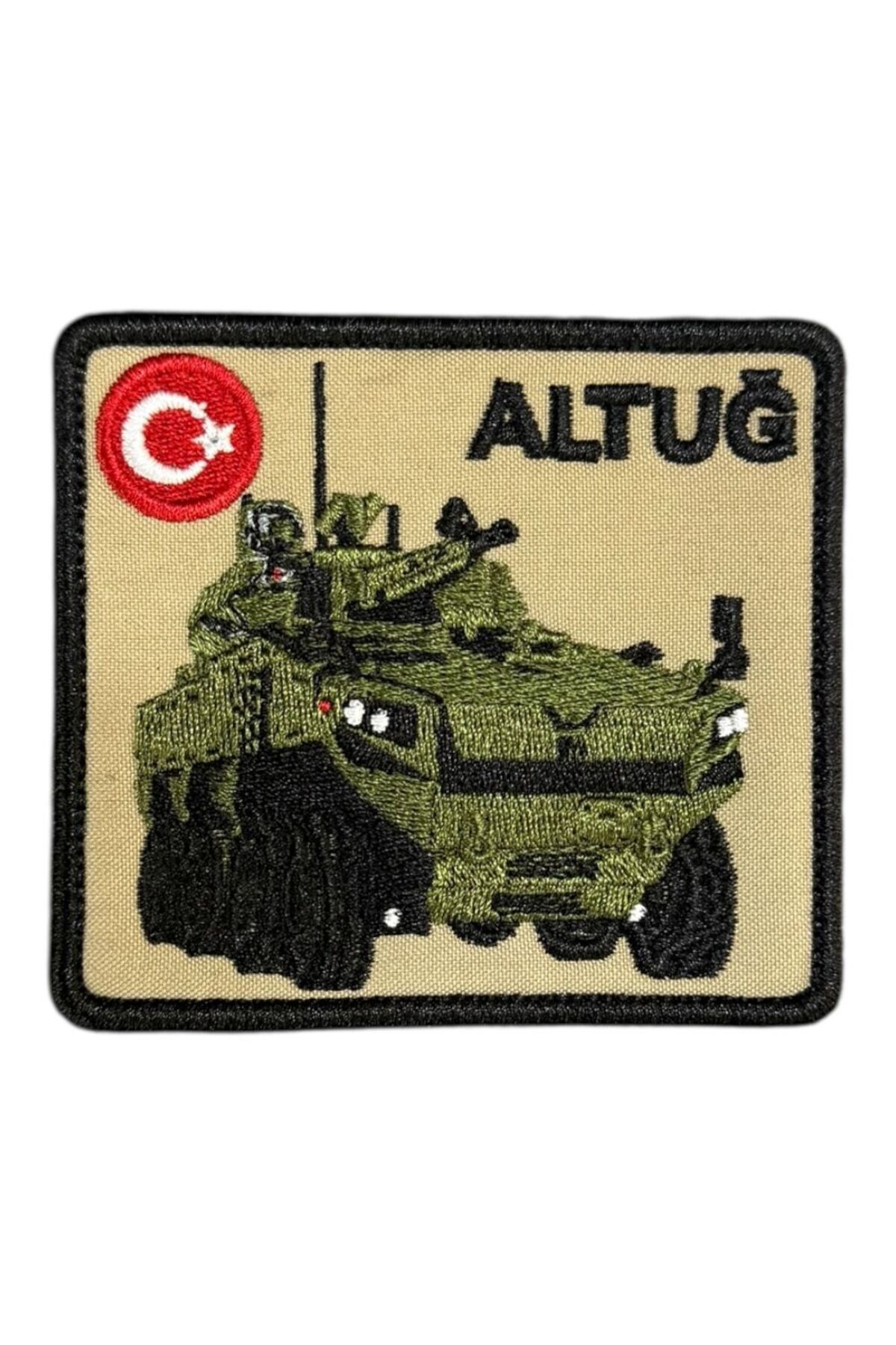 Ex Patch-Altuğ 8X8 Armored Vehicle Embroidery Veil Patch - 8X7 cm 1