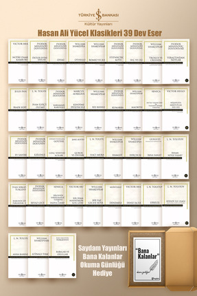 Türkiye İş Bankası Kültür Yayınları Hasan Ali Yücel Klasikleri 39 Dev Eser - ...