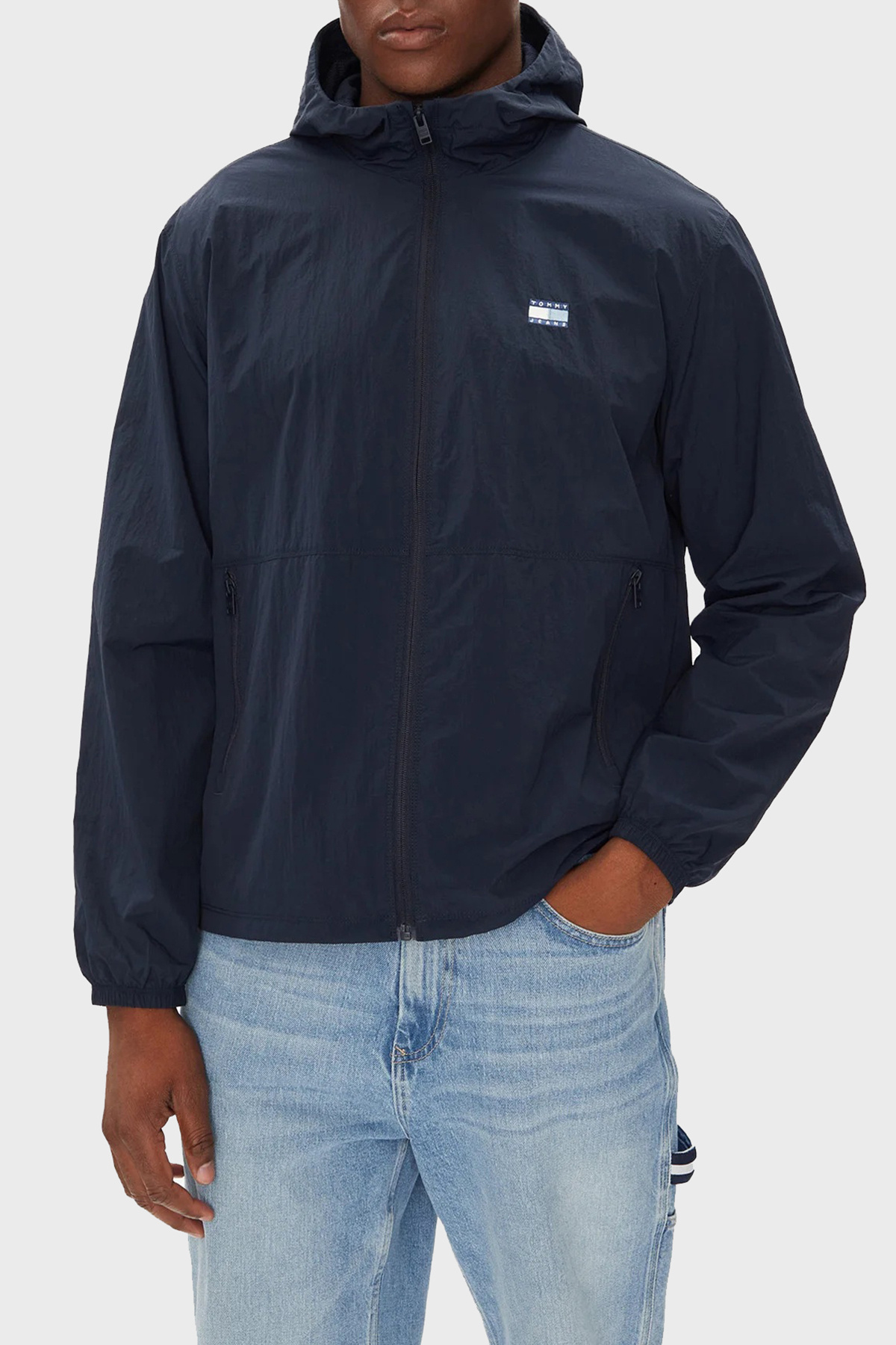تامی جینز کاپشن مردانه آبی ناوی DM0DM21393C1G TJM CHICAGO WINDBREAK