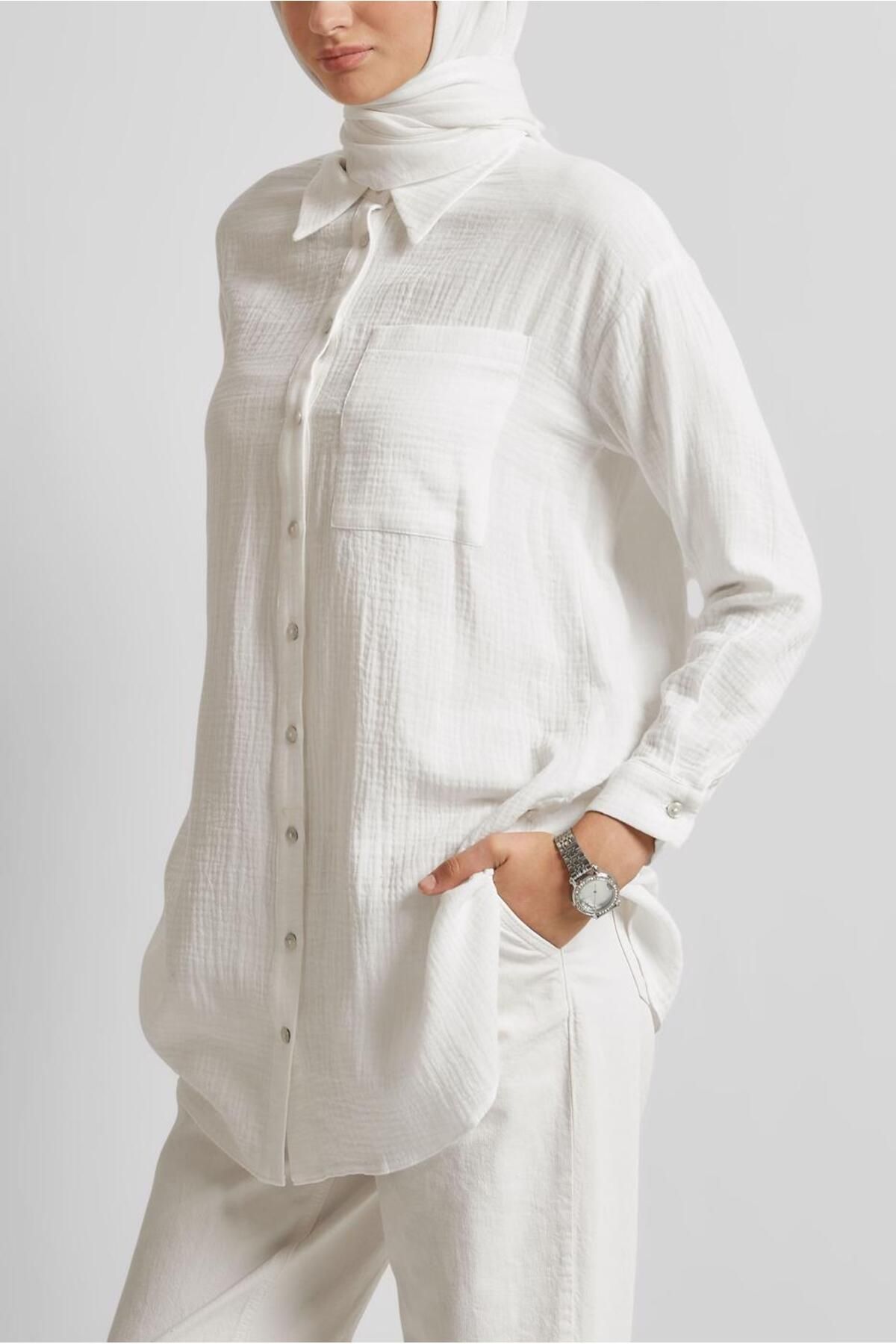 Alvina-Cotton Muslin Tunic 45654 4
