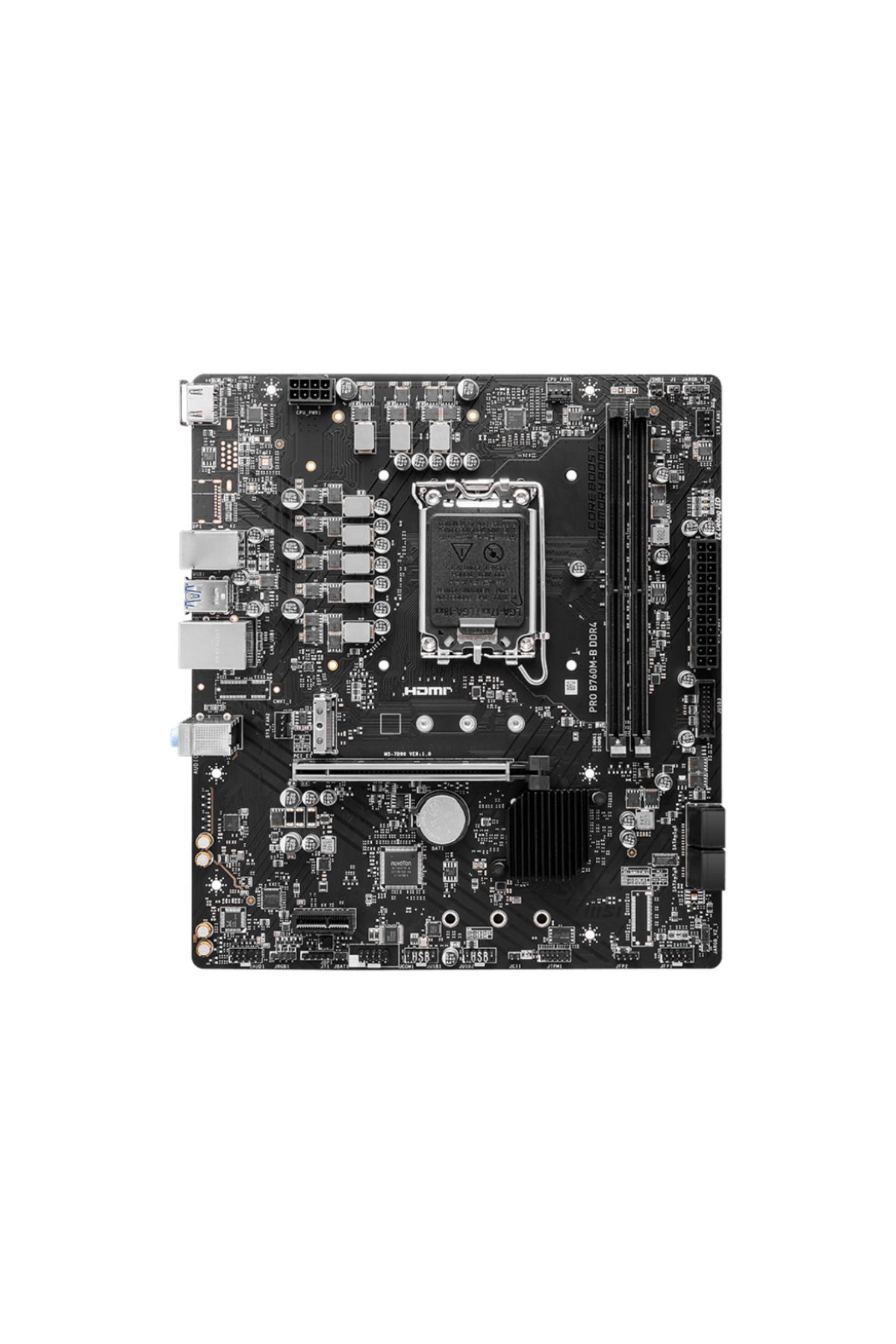 ARMSİLVER-MSI PRO B760M-B DDR4 LGA1700, SATA, M.2, DDR4 1