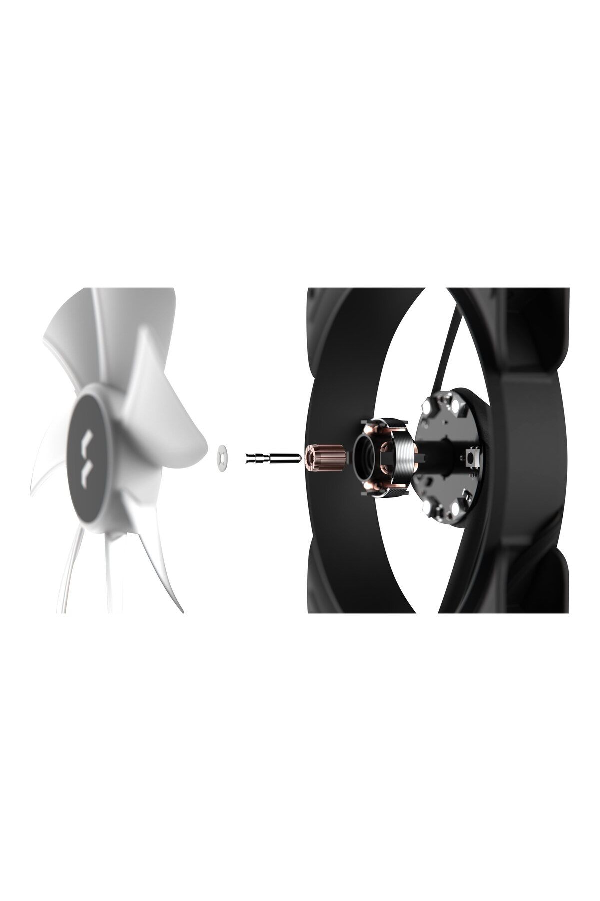 Fractal Design-| Aspect 14 RGB PWM Black Frame | Zasilacz w zestawie | Wentylator obudowy 6
