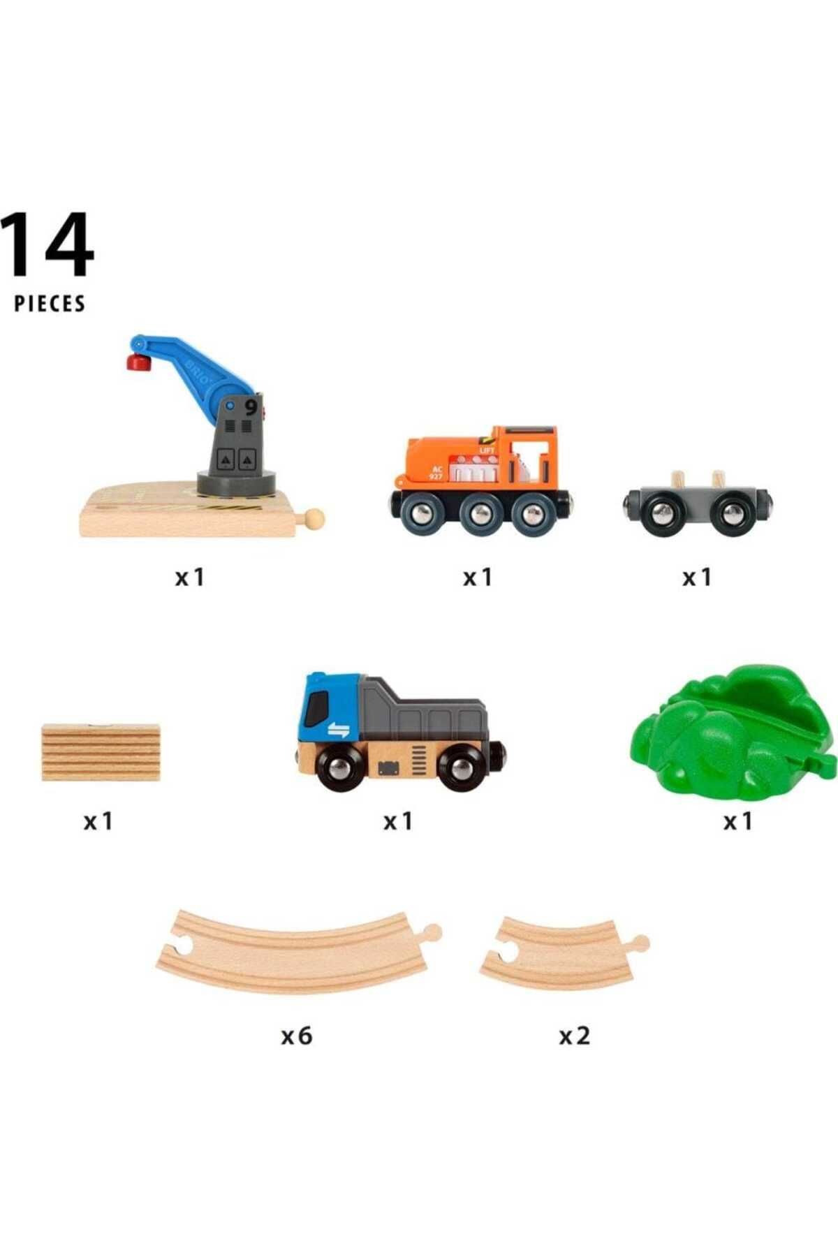 BRIO-Train set starter with cargo loading 7