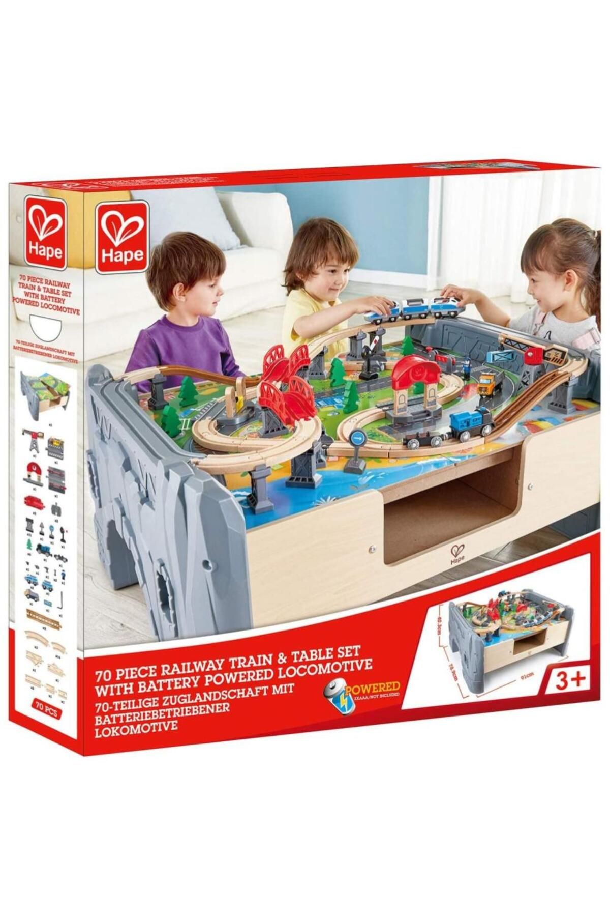 Hape-Train set with table 5