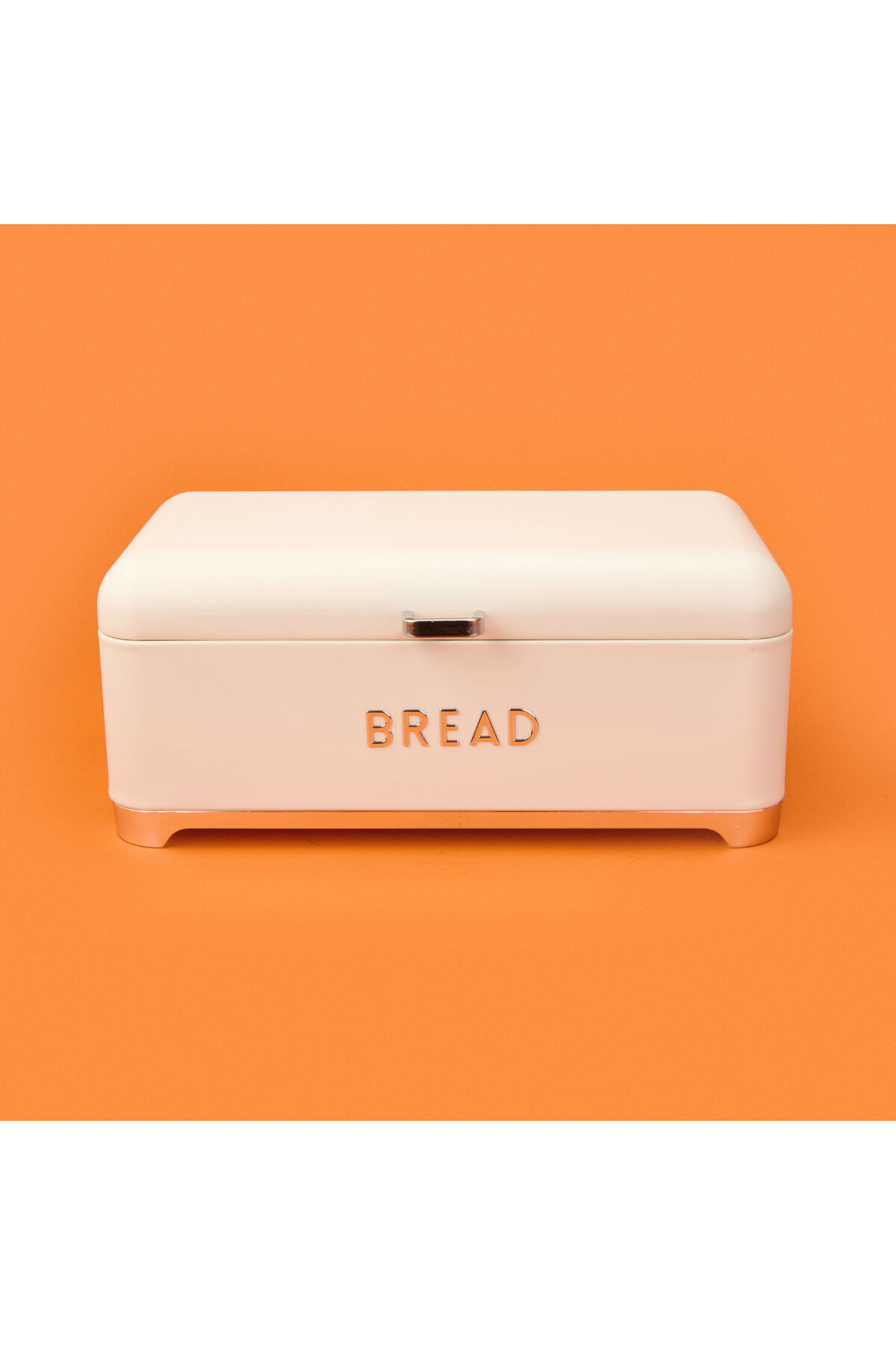MATMEL-Galvanized Bread Box - Cream - 10 Lt 2