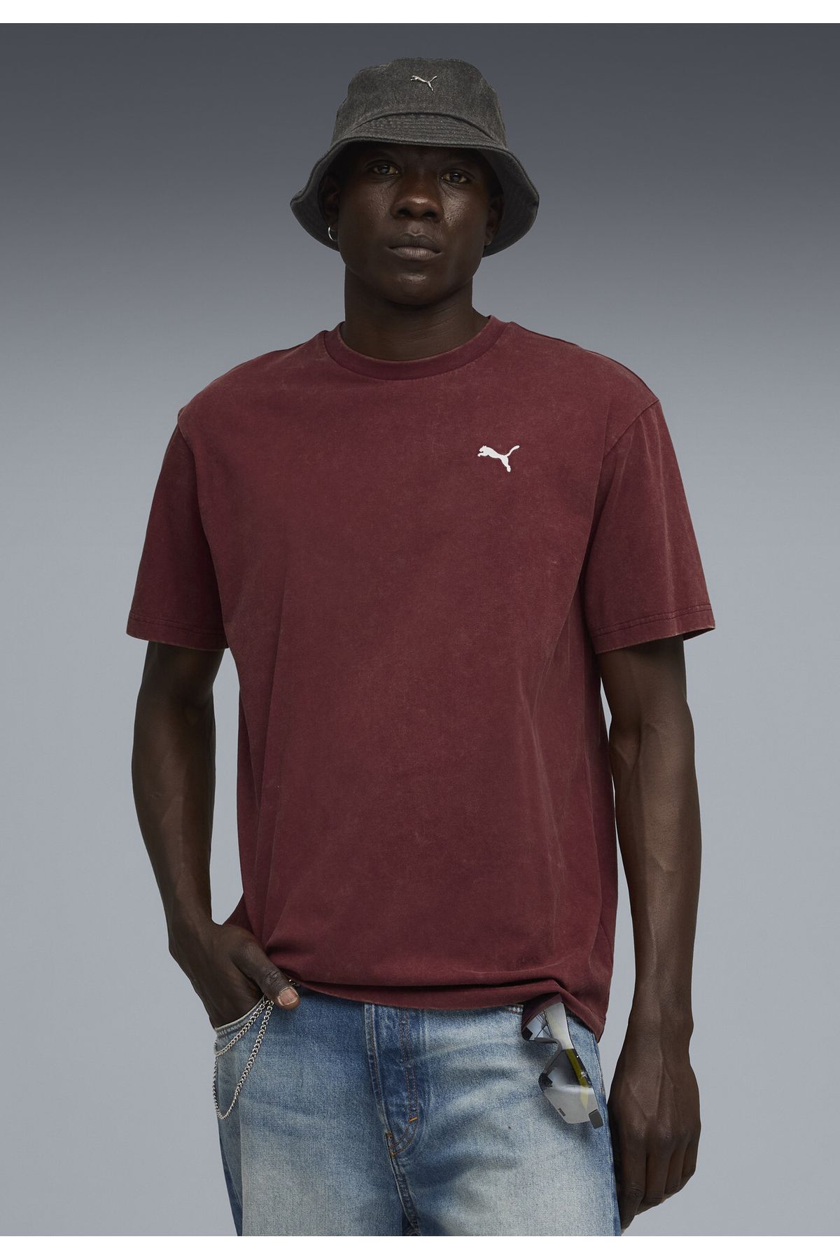 Puma-Essentials Elevated Relaxed Wash Tee Men 1