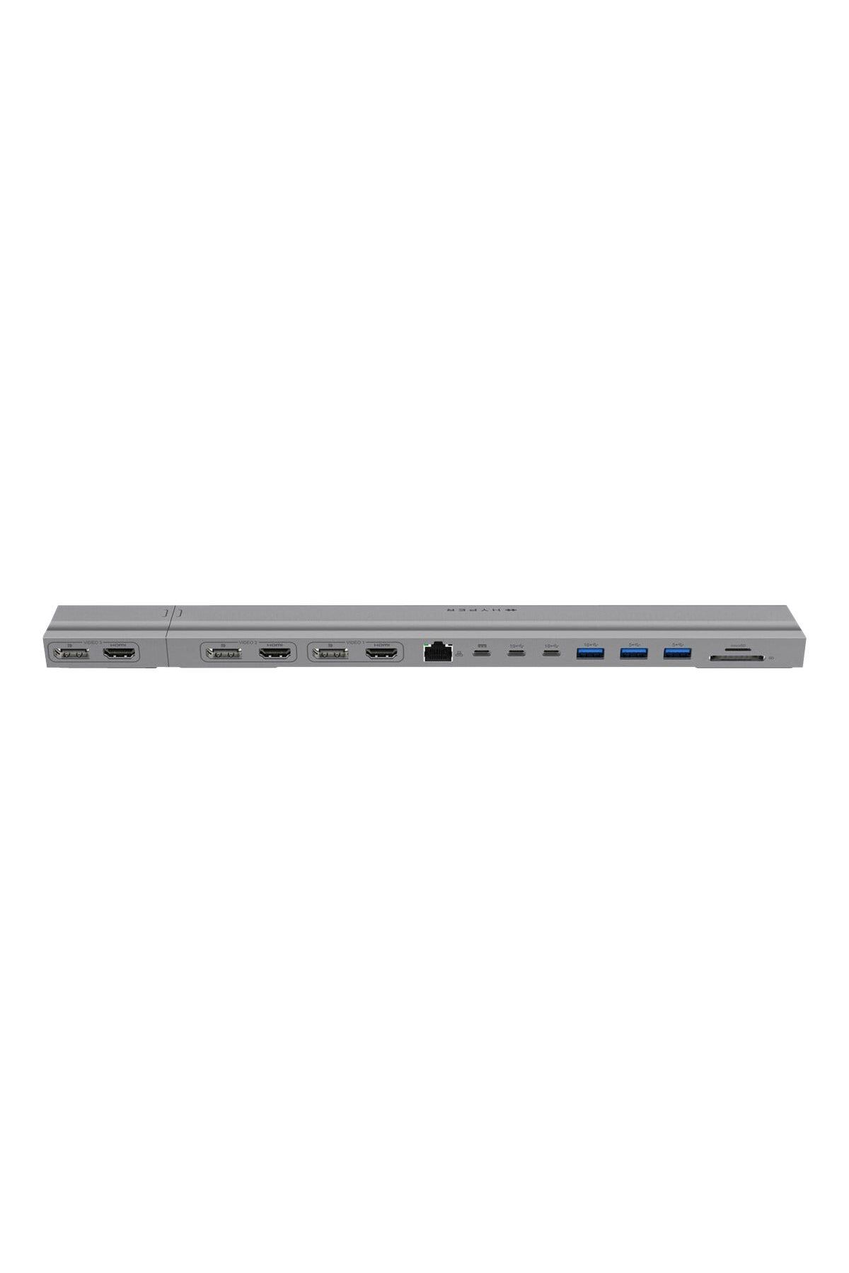 3DHyperStudio-Hyper HyperDrive Triple-4K Docking - For Intel & M1/M2 Pro/Max MB Pro 3