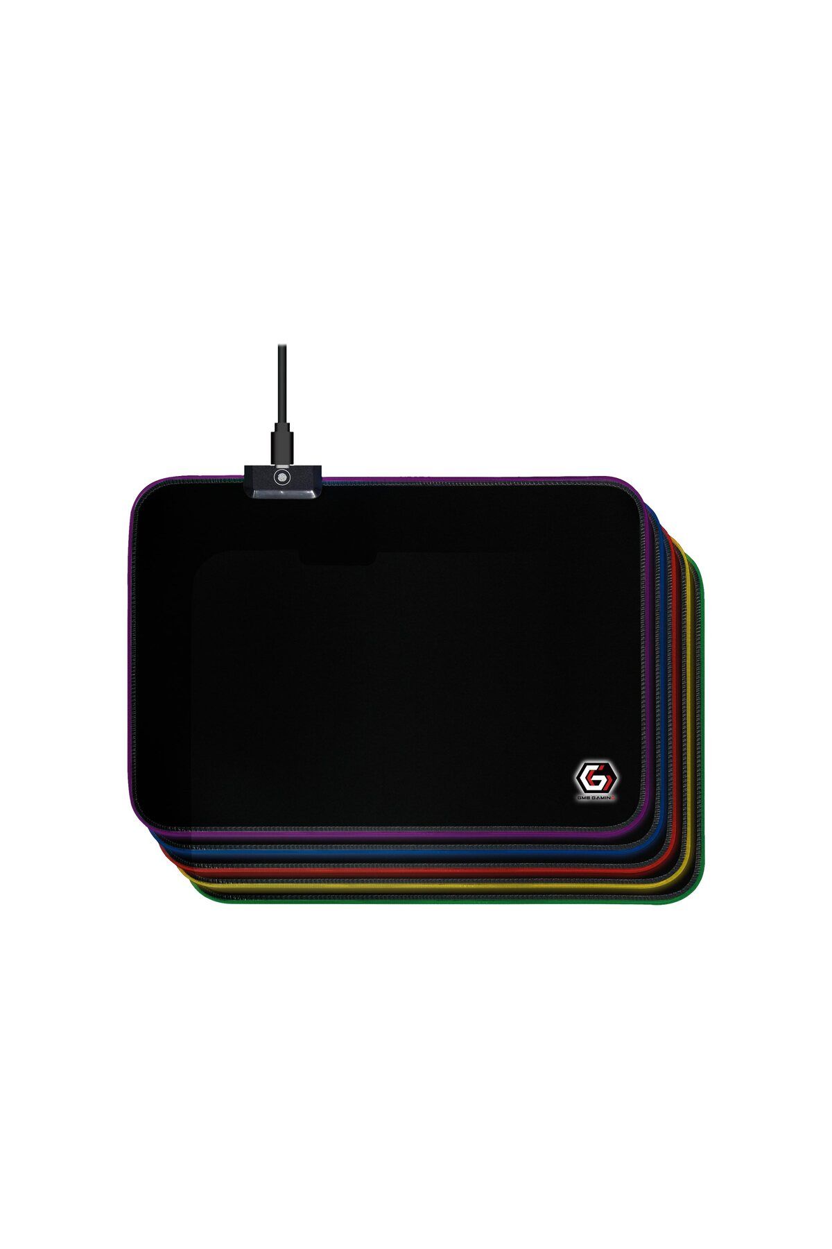 Cablexpert-Gaming mouse pad with LED light effect, M-size | MP-GAMELED-M | Illuminated mouse pad | 3