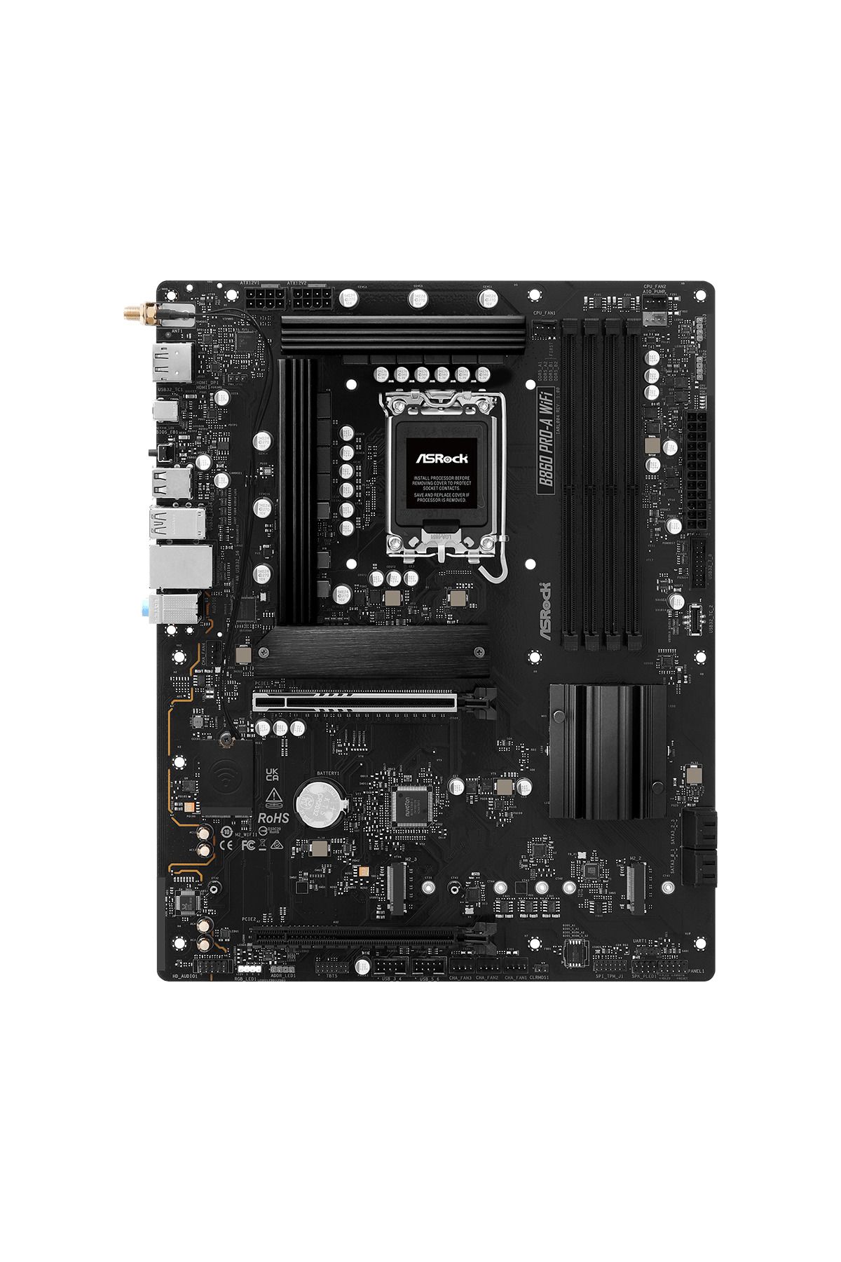 ASROCK-B860 PRO-A WIFI | Processor family Intel | Processor socket LGA1851 | DDR5 | 1