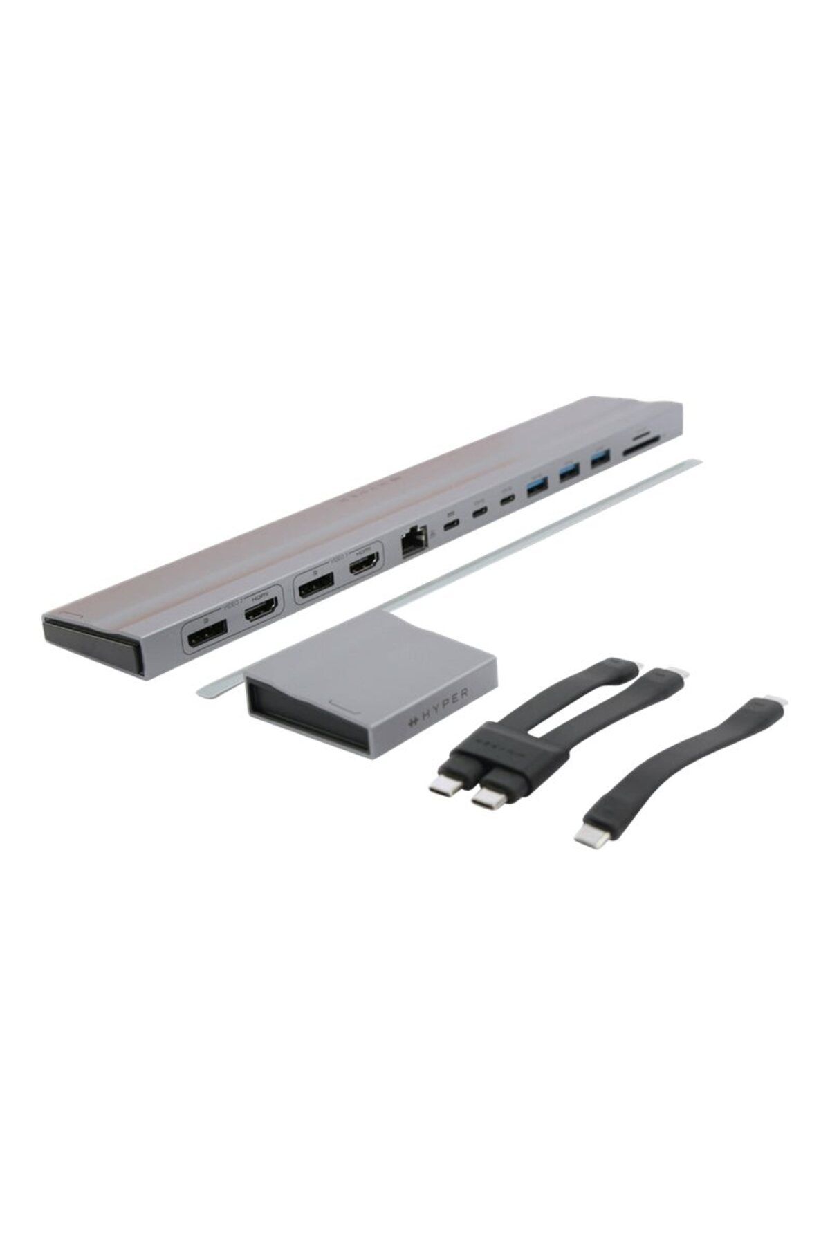 3DHyperStudio-Hyper HyperDrive Triple-4K Docking - For Intel & M1/M2 Pro/Max MB Pro 5