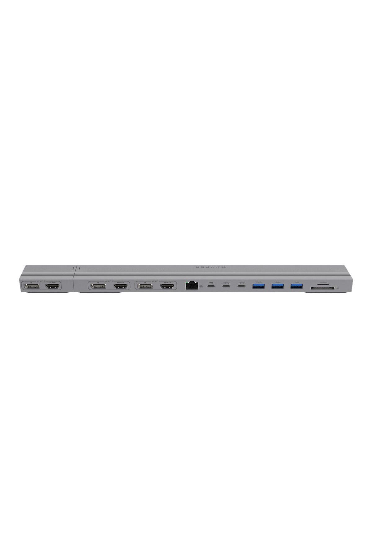 3DHyperStudio-Hyper HyperDrive Triple-4K Docking - For Intel & M1/M2 Pro/Max MB Pro 6
