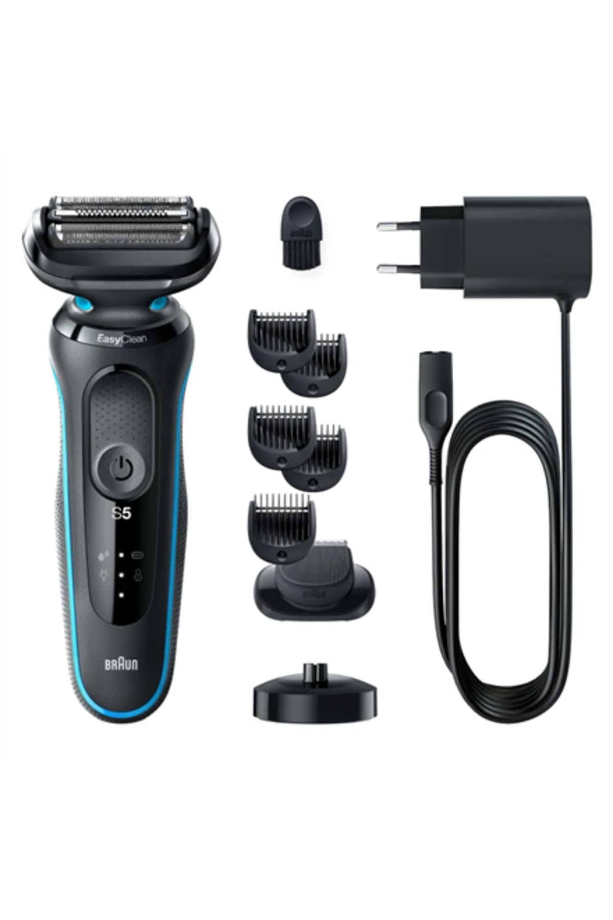 BRAUN SSA STORE-Braun | Aparat de ras | 51-M4500cs | Timp de funcționare (max) 50 min | Umed și uscat | Negru/Albastru 1