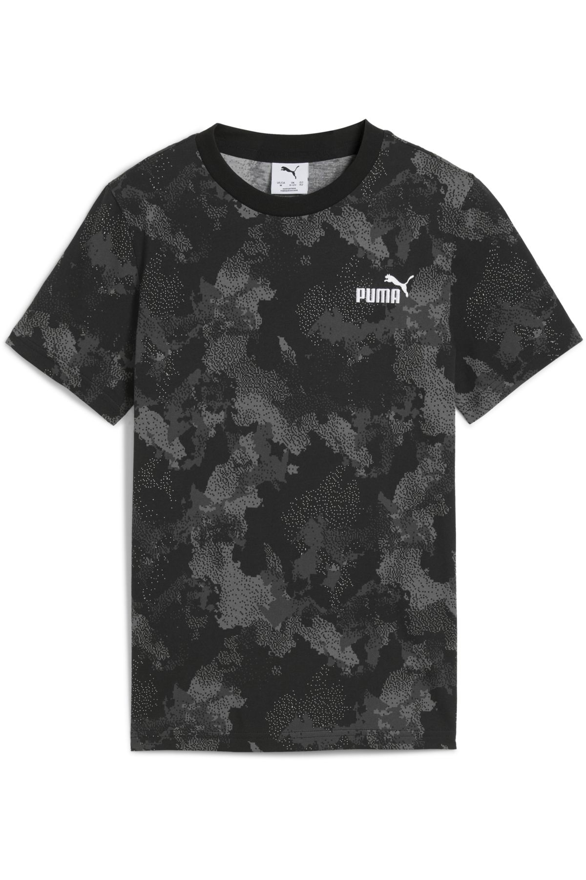 Puma-Essentials Camo All-Over Print Tee Youth 3