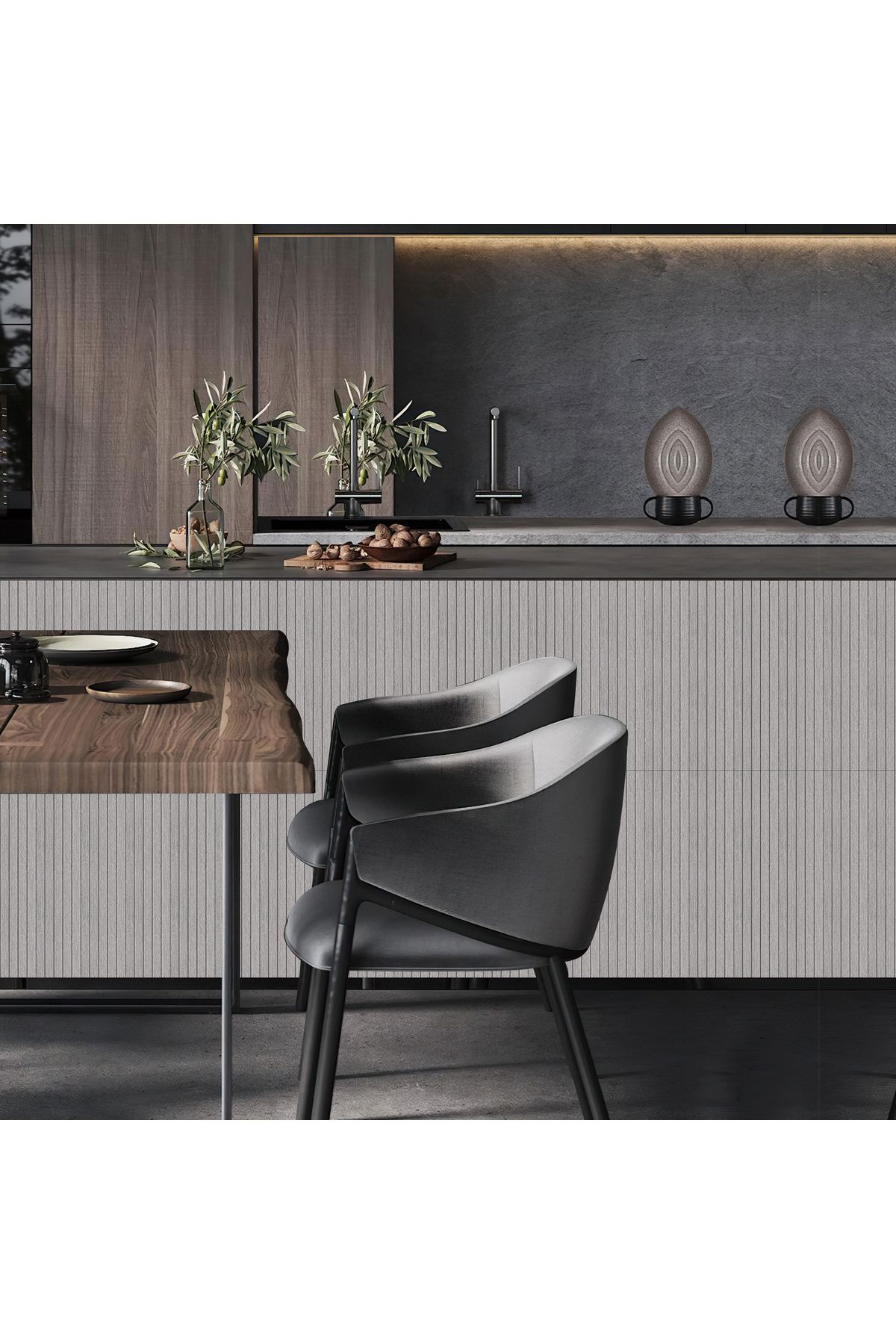 XTDeco Panou Decor Perete Autoadeziv, 30x60cm - Set 4 Buc, Psd-0016 - 60 x 30
