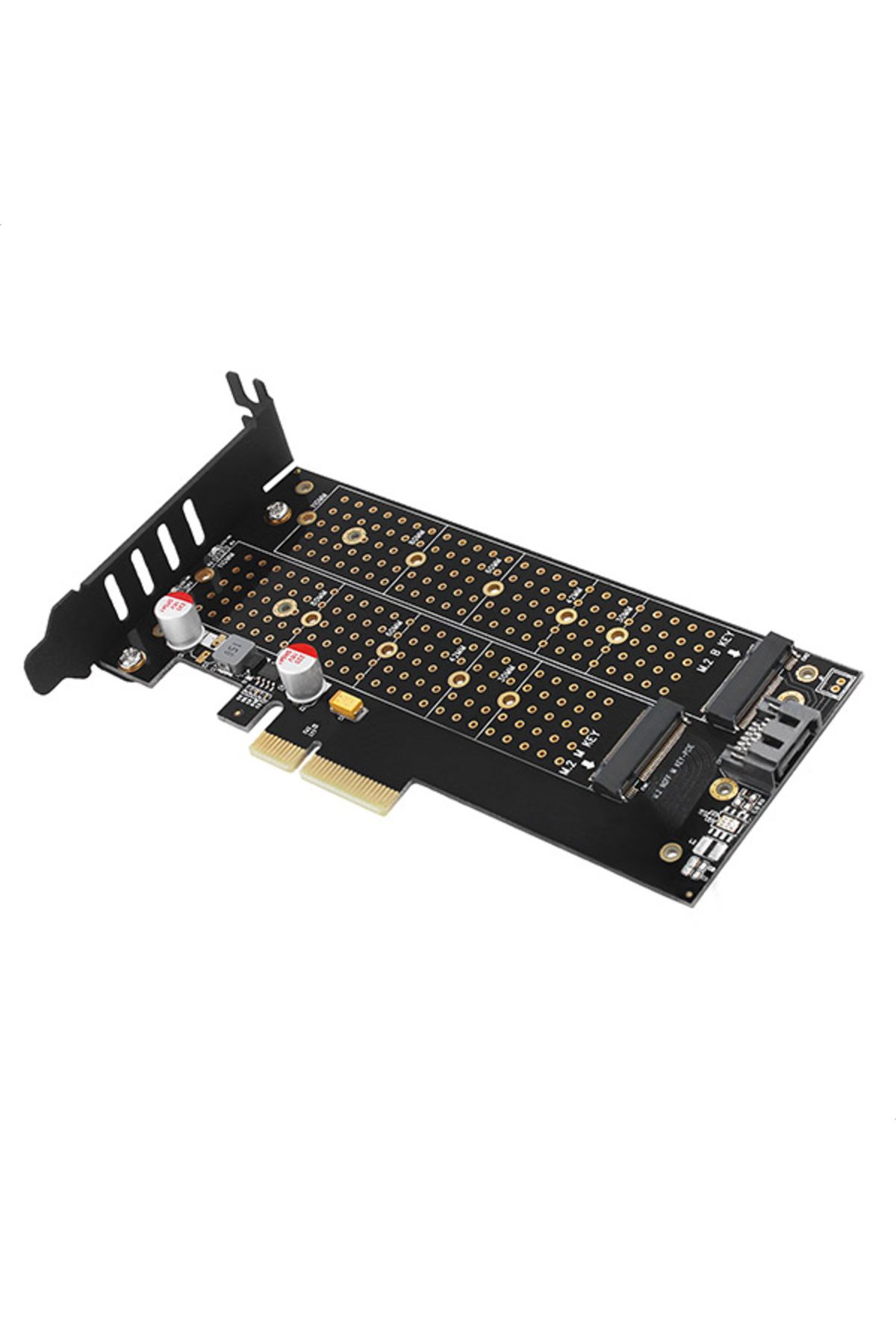 Axagon-PCI-Express x4 adapter to connect up to two M.2 disks to a computer | PCEM2-D 4