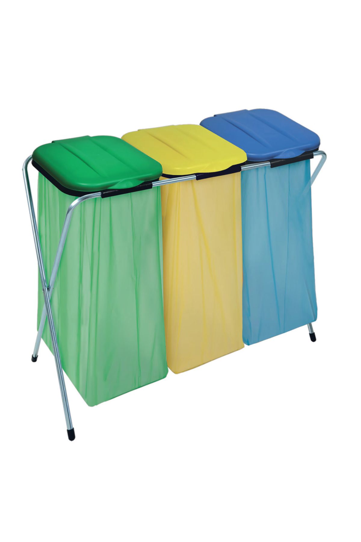 Artex-Support for selective collection, garbage bags from 20L to 120L, ECOFIX 3, 96 x 42 x 78 cm, 4