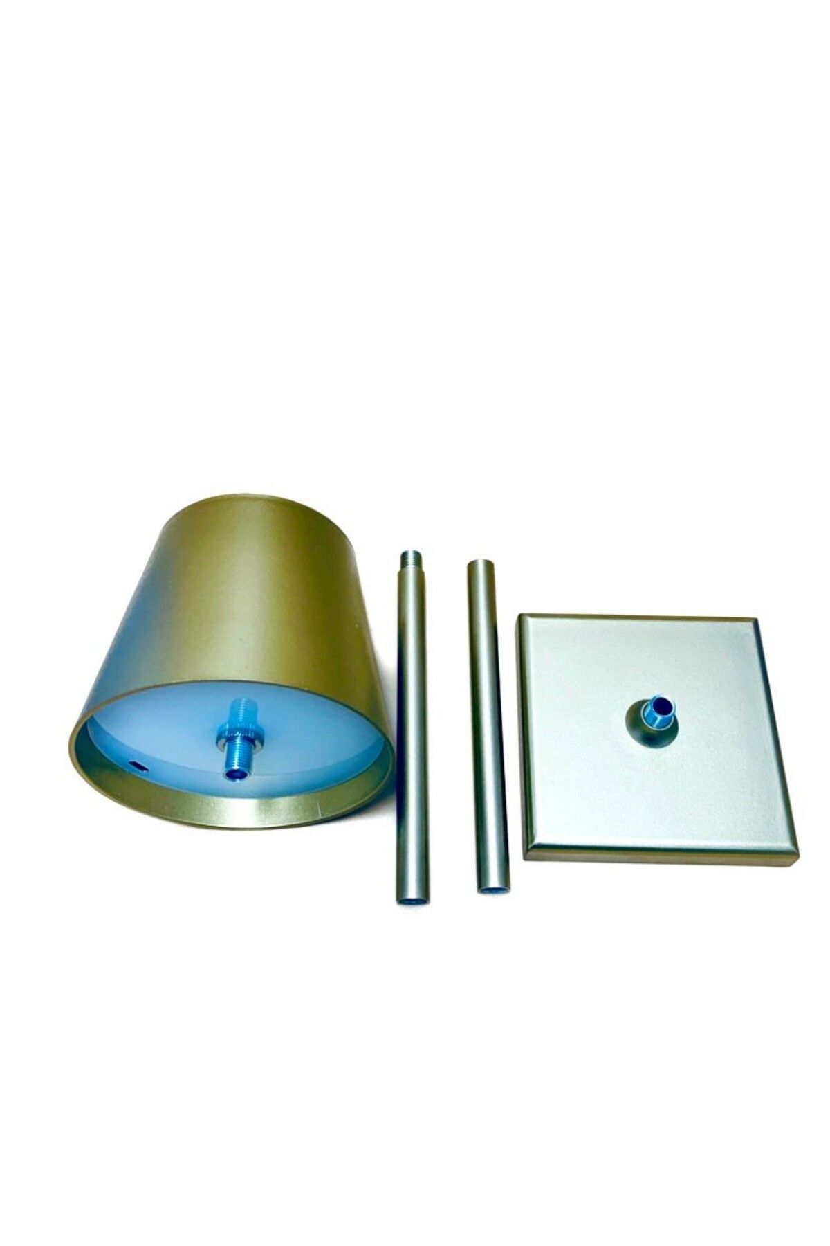 Tescomak-Rechargeable touch LED table lamp with gold telescopic rod 6