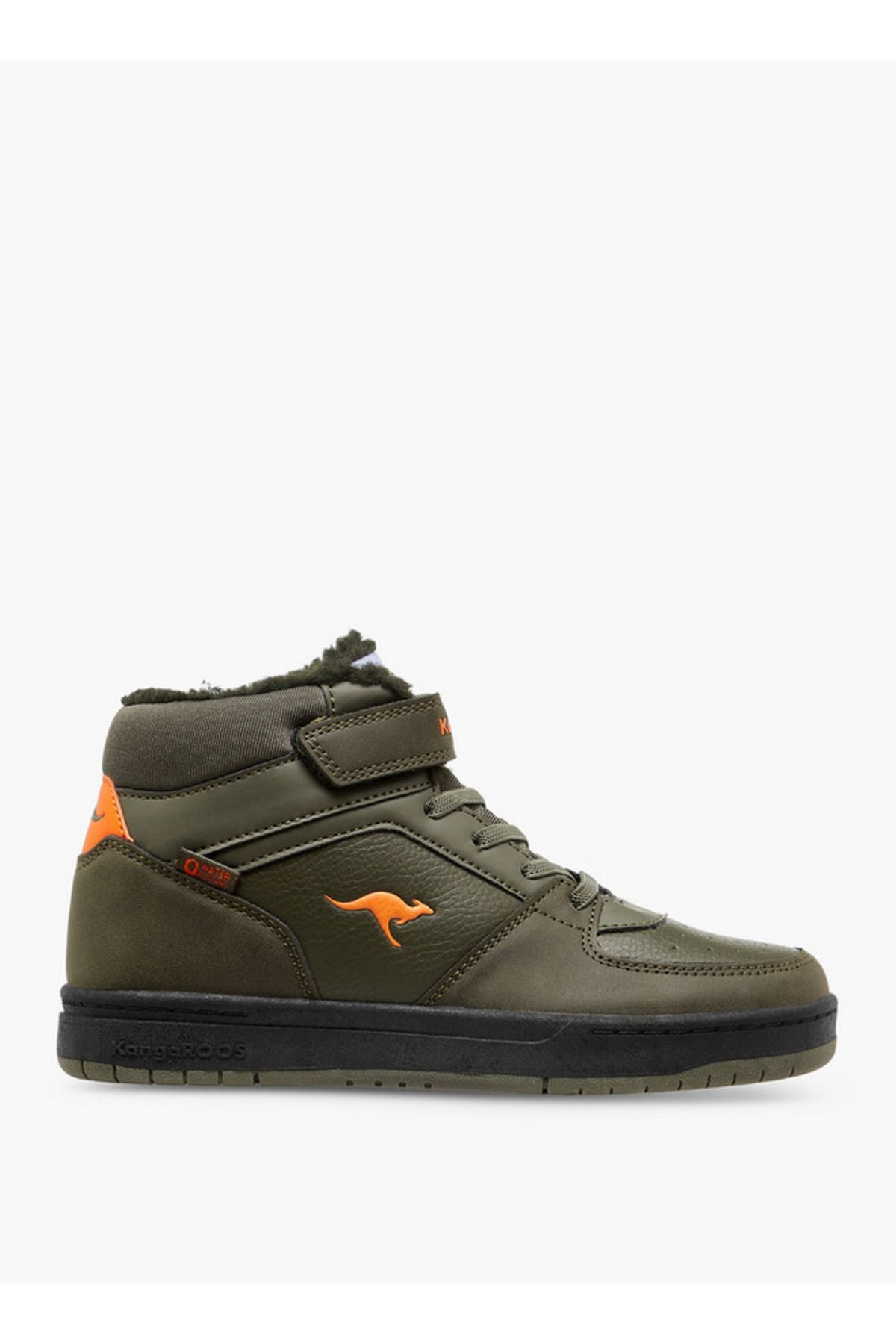 Kangaroos-Boys' Panelled High Top Shoes with Hook and Loop Closure 3