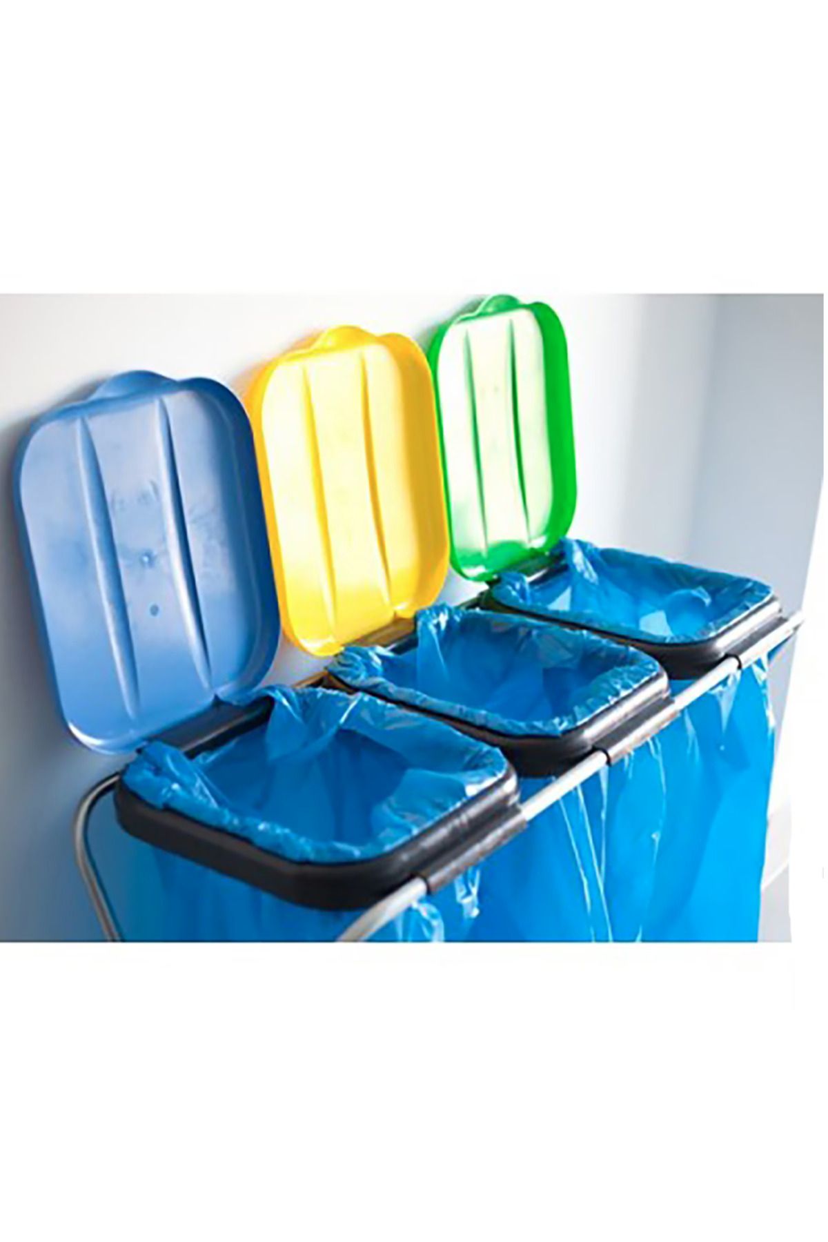 Artex-Support for selective collection, garbage bags from 20L to 120L, ECOFIX 3, 96 x 42 x 78 cm, 1