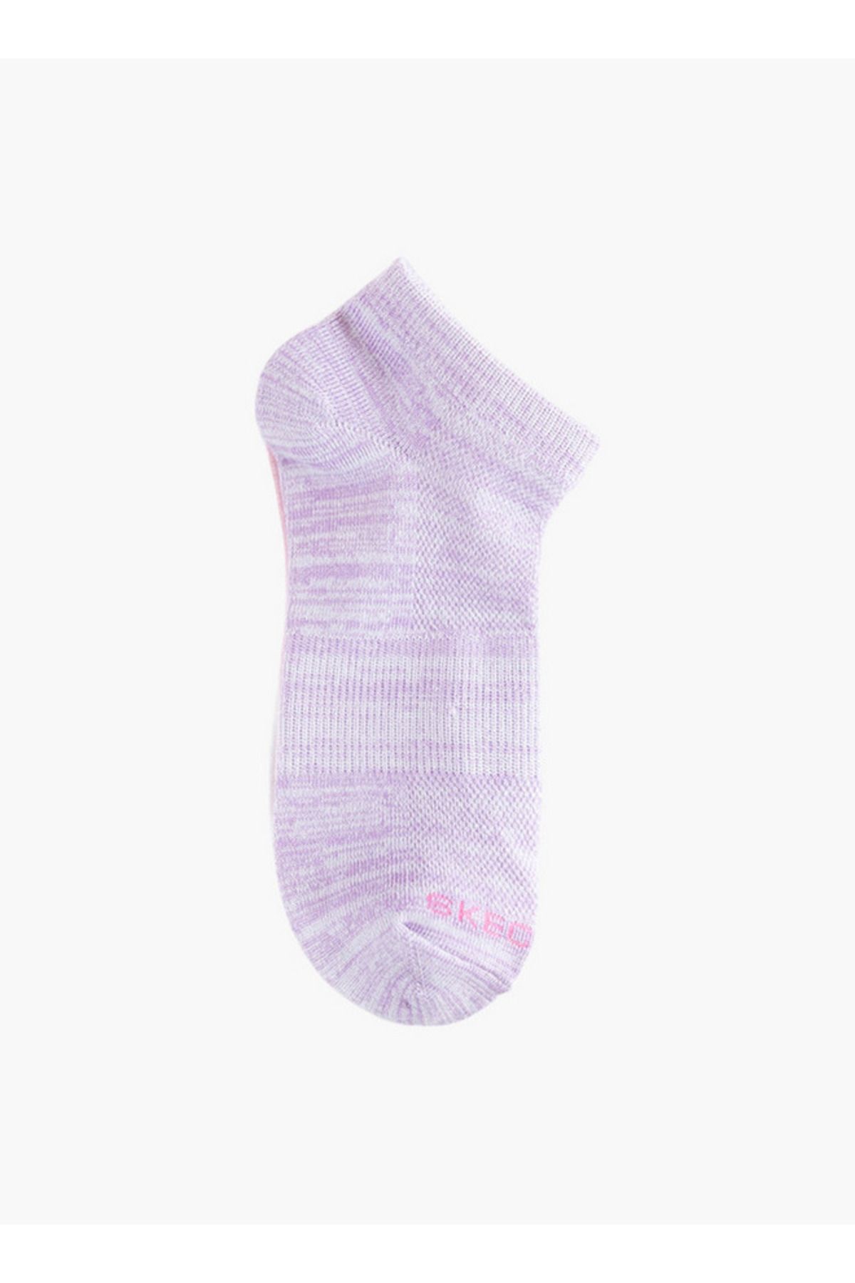 SKECHERS-Textured Non Terry Ankle Length Socks - Set of 3 2