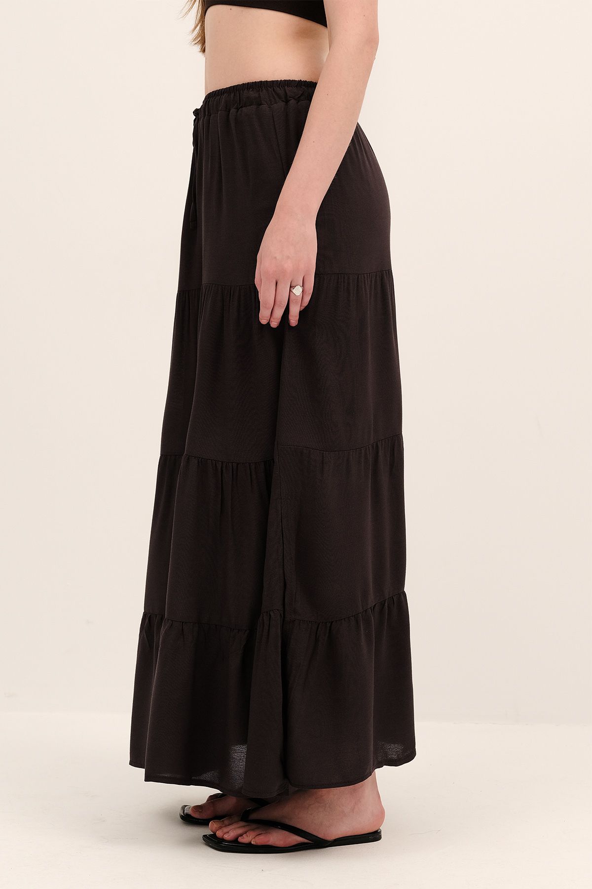 Addax-Long Skirt with Elastic Waist E16250-J7 4