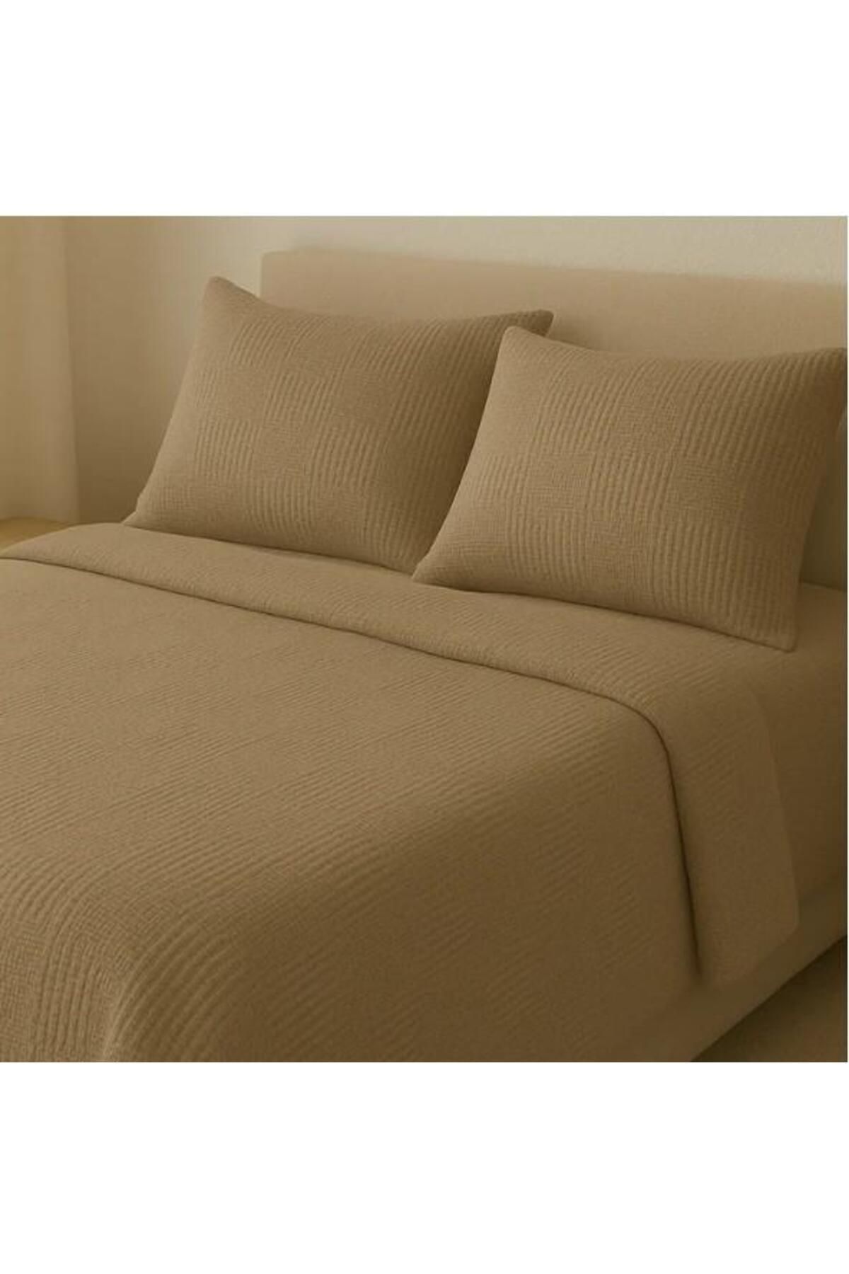 Sinada-Single and Double Waffle Square Patterned Pique Set with Indentation 1