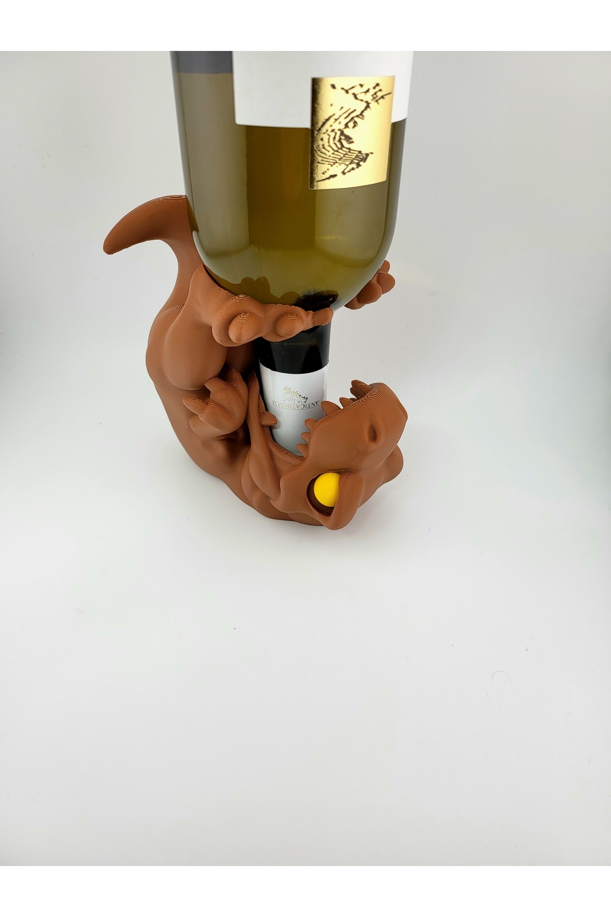 Velociraptor Bottle Holder – 3D Printed Dinosaur Decoration (13 cm)