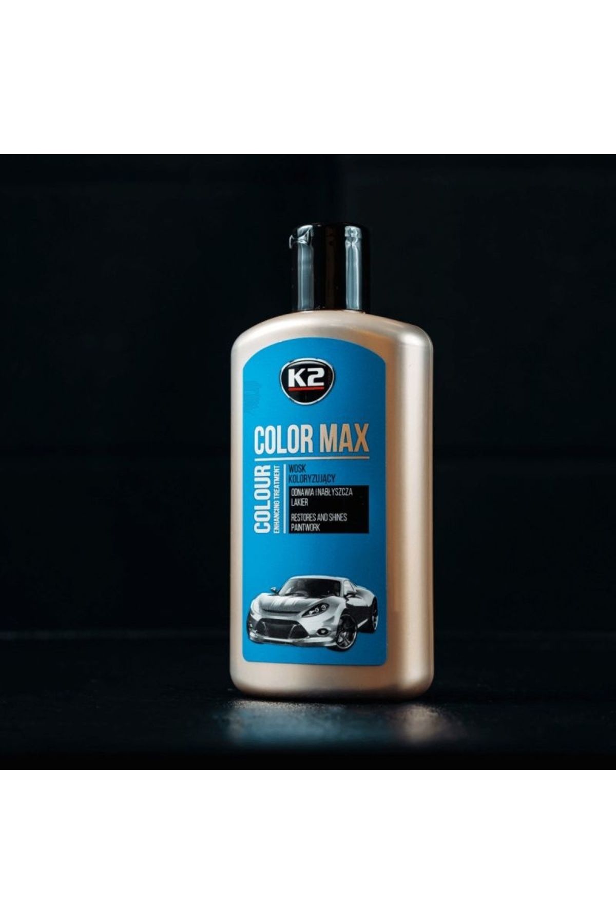 K2-Pasta de lustruit si ceruit 250ml, polish auto albastru, COLOR MAX Albastru 250ml. 6