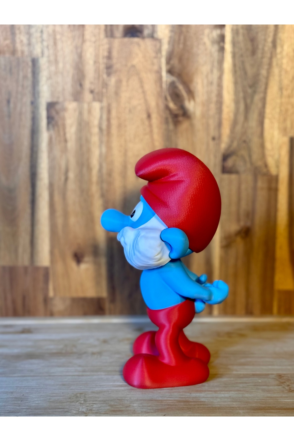 Große süße 3D-Farbdruckfigur | Handbemalt, versandfertig | Dekorativ