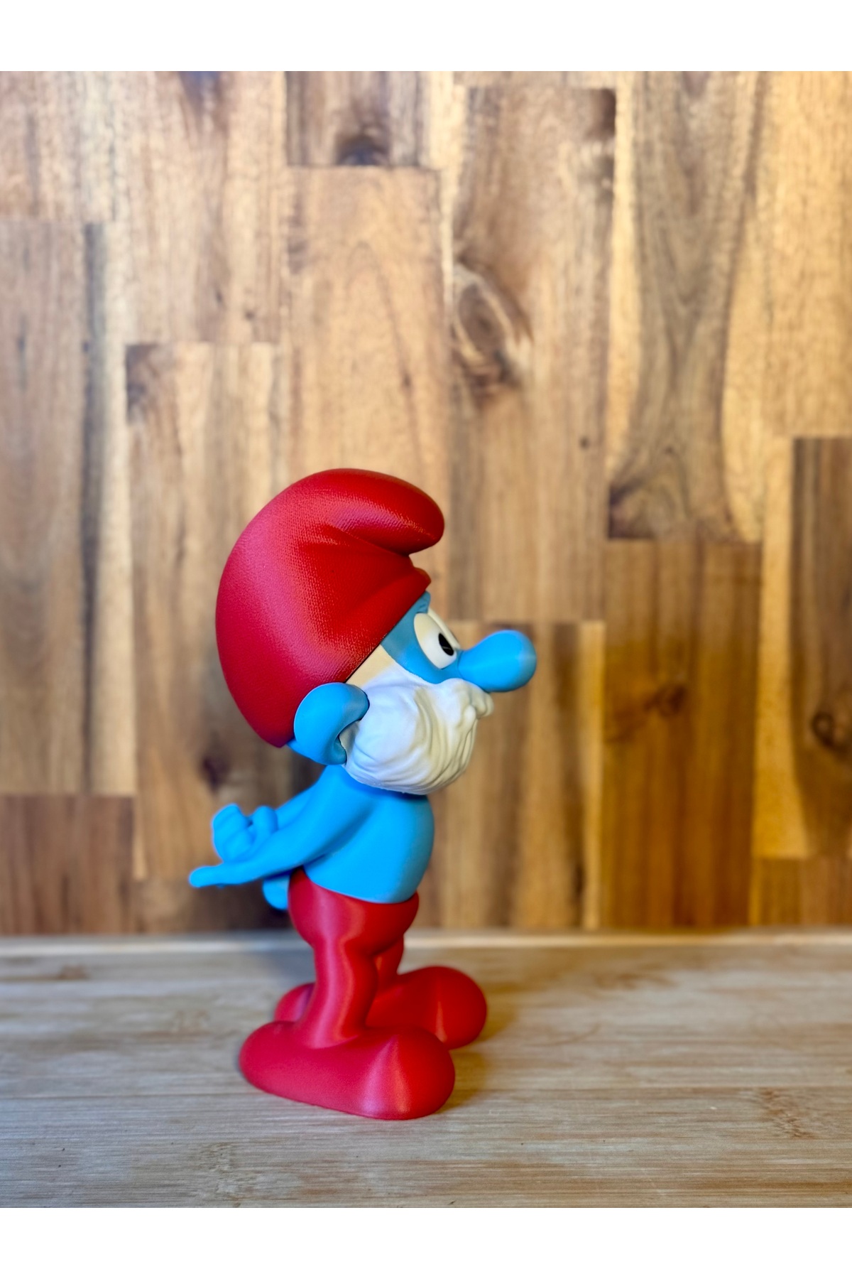 Große süße 3D-Farbdruckfigur | Handbemalt, versandfertig | Dekorativ