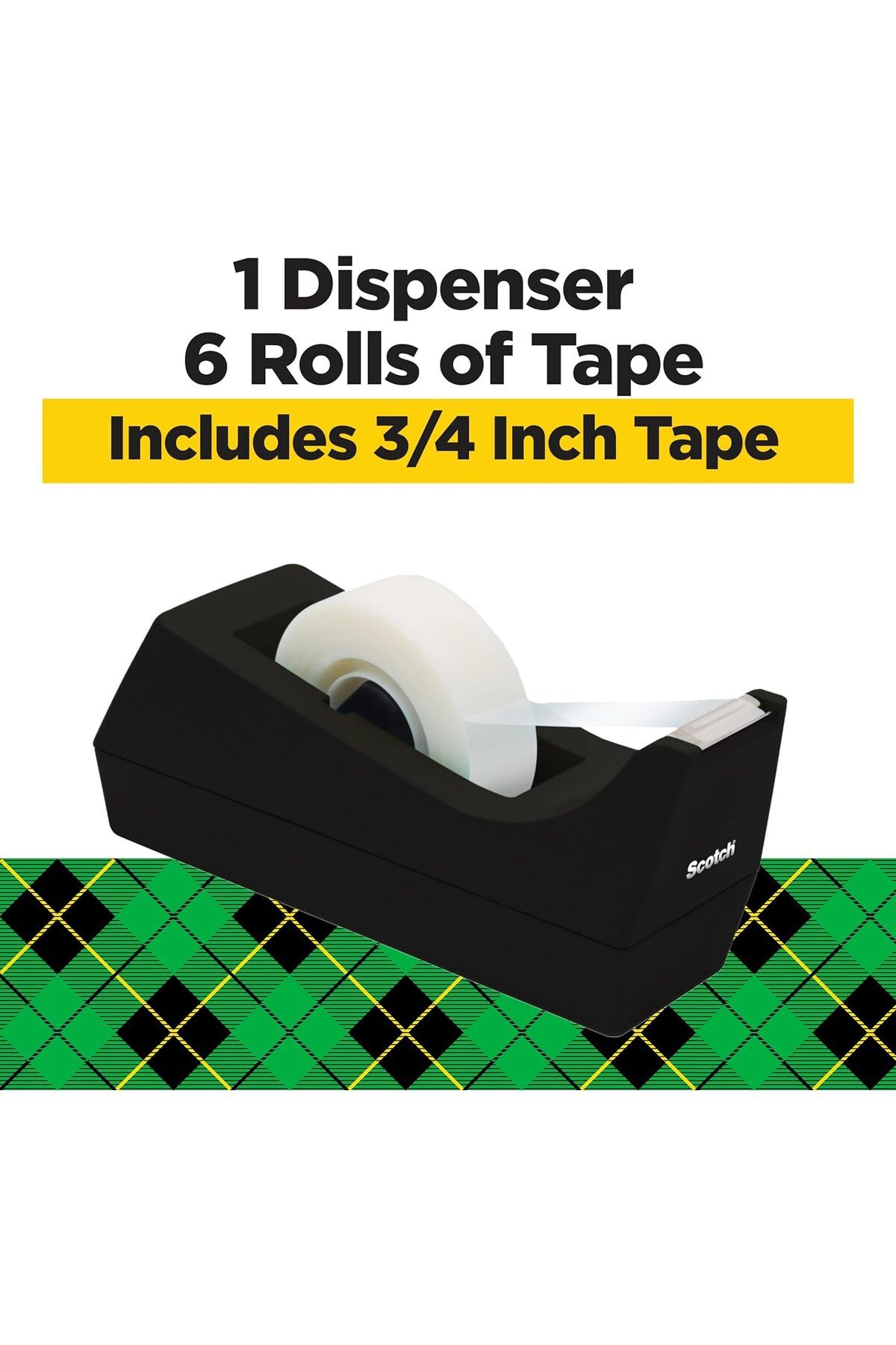 Scotch-Magic Tape, 6 Rolls With Dispenser, Numerous Applications, Invisible, Engineered For Repairin 3