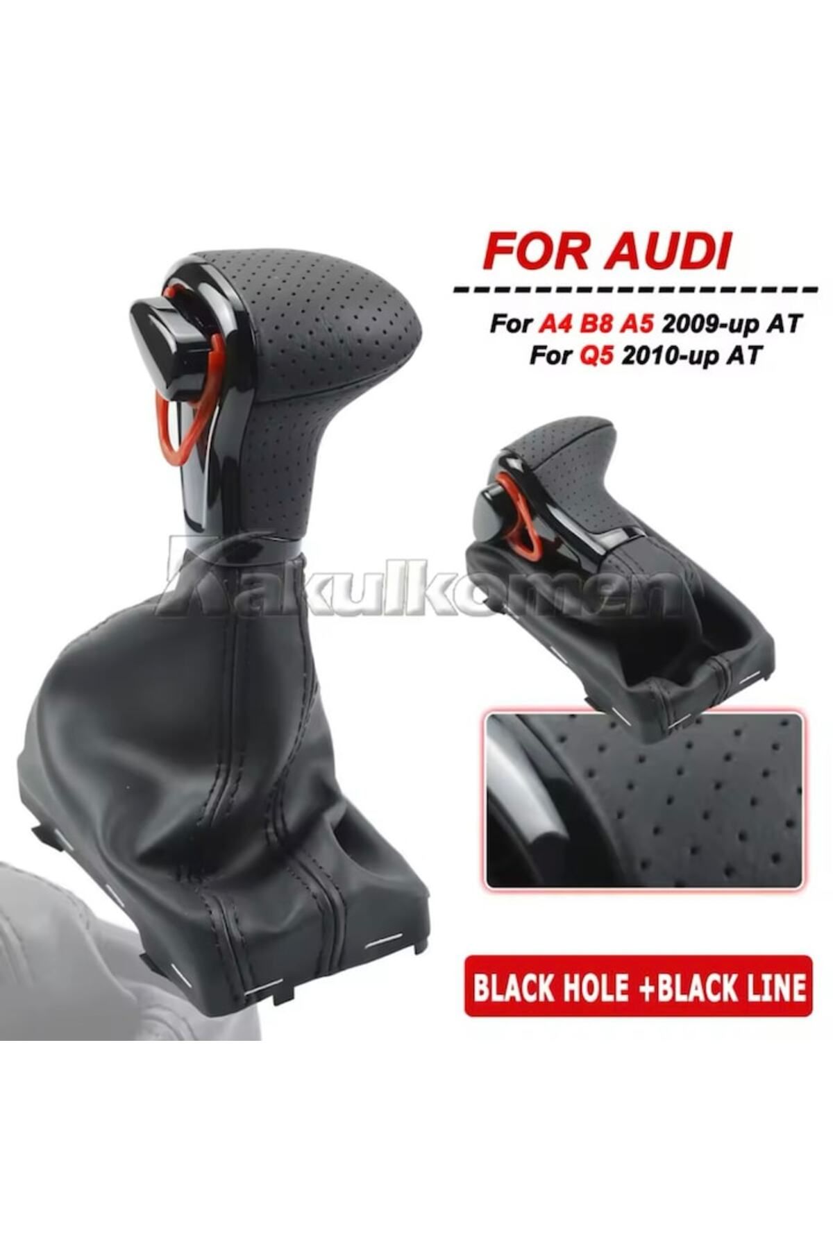 MAF-Manetă și manșon schimbător de viteze pentru cutie de viteze automată, compatibilă cu Audi A3, A4, A5, A6, Q5, Q7 S-line, Perf 3