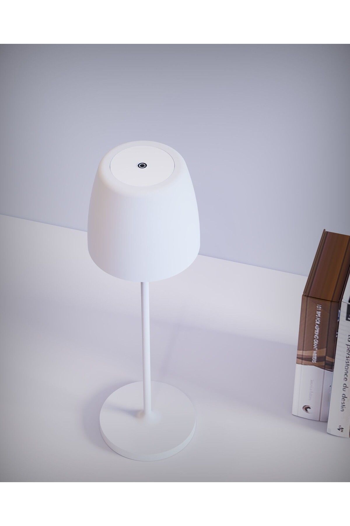 Tescomak-Rechargeable touch LED table lamp with telescopic rod, 200LM white 4