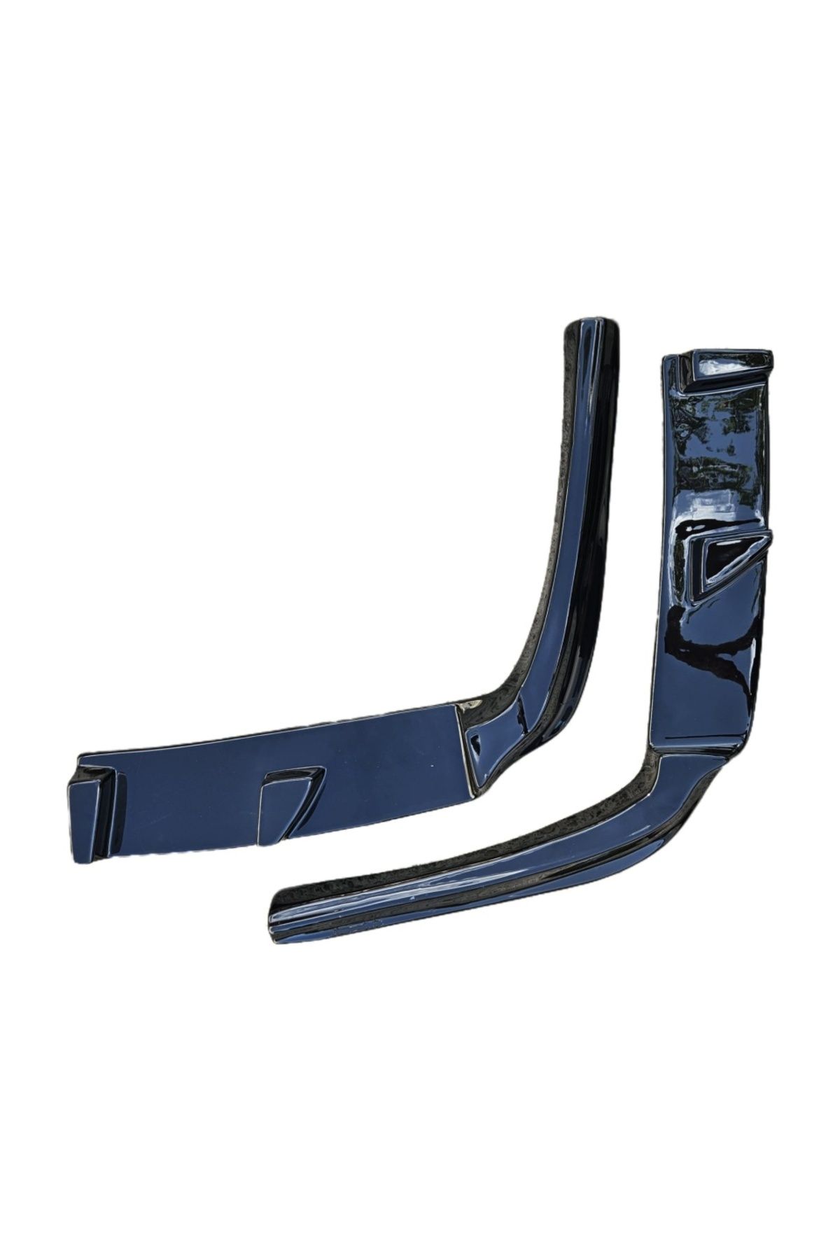 DELUXETUNING-Set 2 extensii bara spate universala, prelungire bara spate, coltare bara spate, negru lucios 3