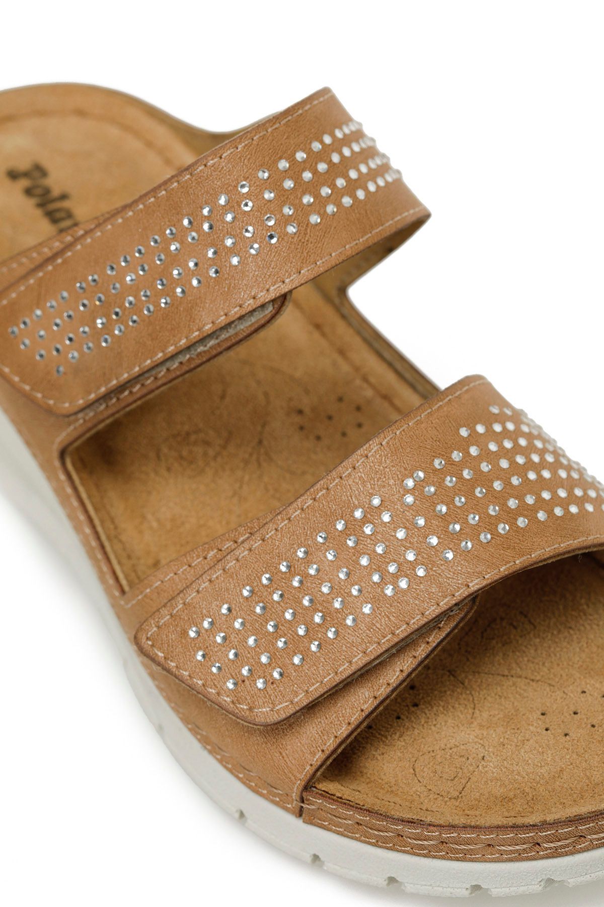 Polaris-167002.Z5Fx Tan Women's Slippers 7