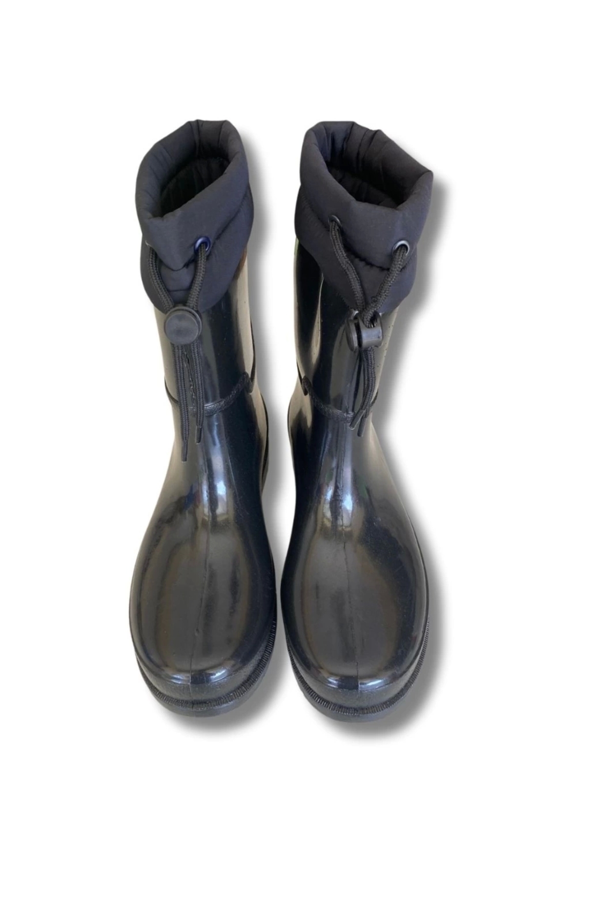 belixspor  Konçlu Peluşlu Unisex Yağmur Çizmesi Siyah 36-40 Siyah - Görsel 3