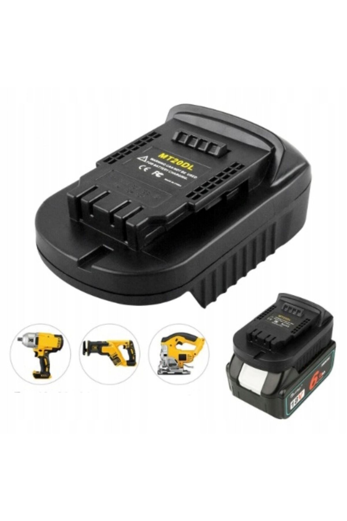 Rosfix-Adapter / Konwerter akumulatora Makita 18V do Dewalt 18V (MT20DL) 3